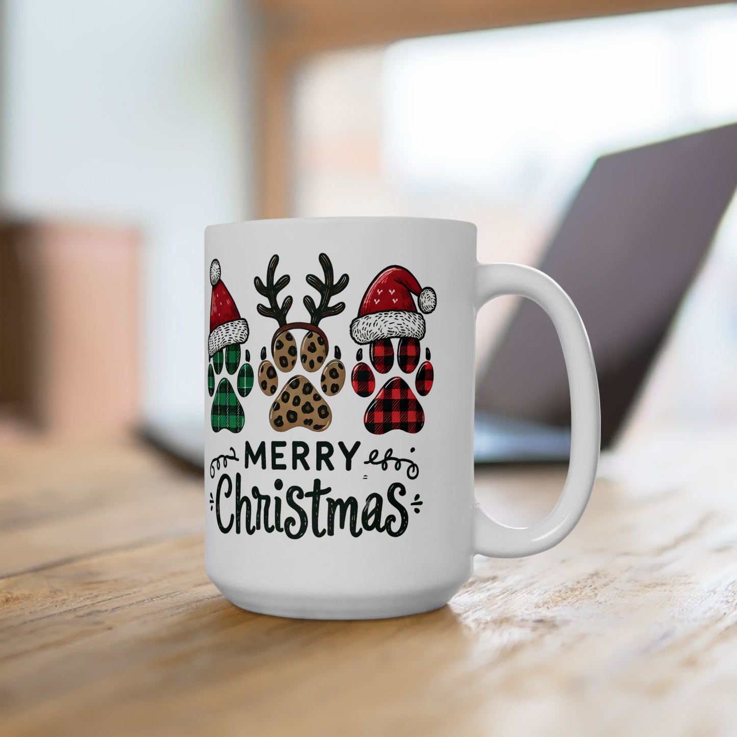 15oz Funny Christmas Coffee Mug, Funny Pet Christmas Mug, Humorous Mug, Holiday Coffee Mug, Humorous Christmas Mug