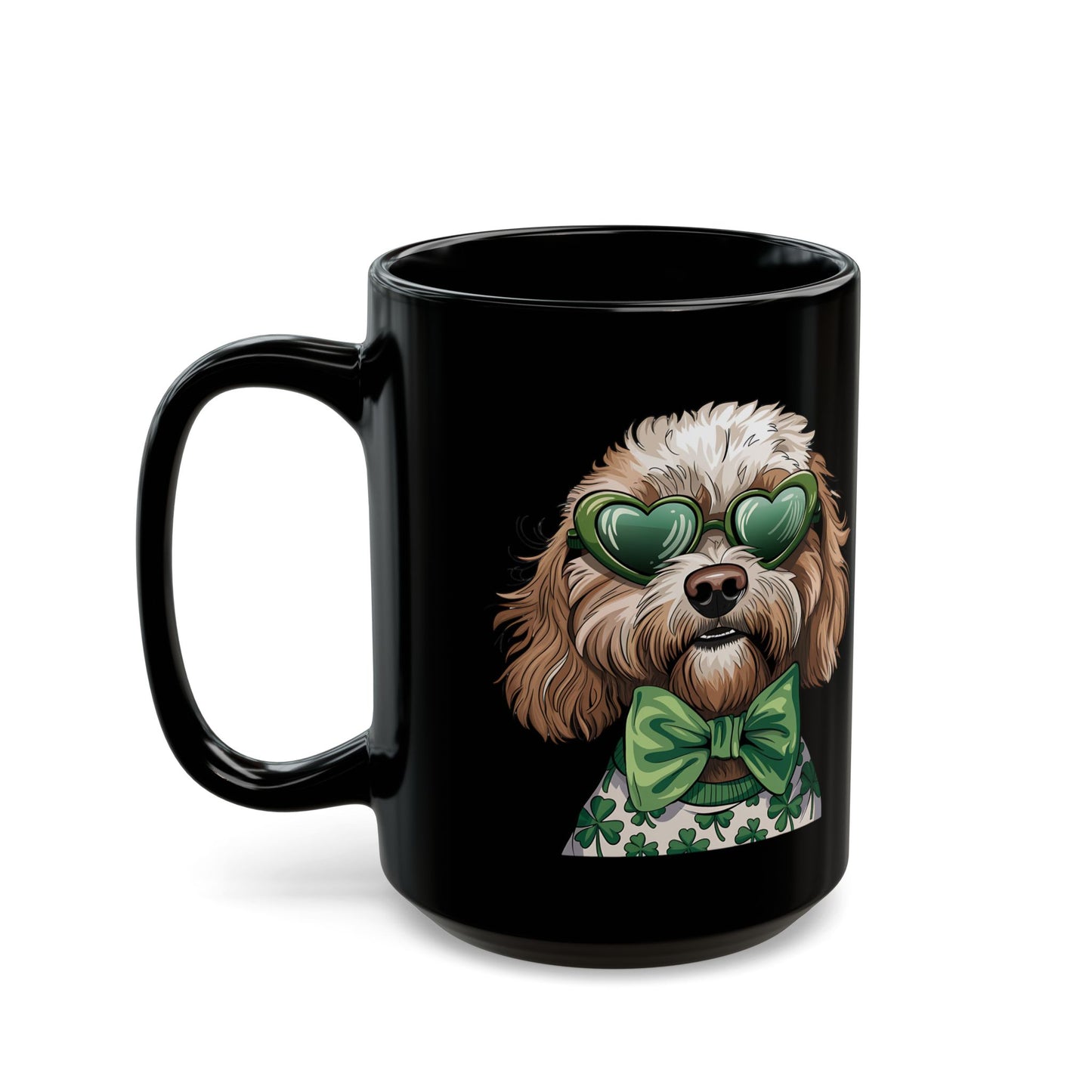 St Patricks Day Dog Mug, Dog Lover Gift, Dog Lover Coffee Mug, Animal Lover Gift