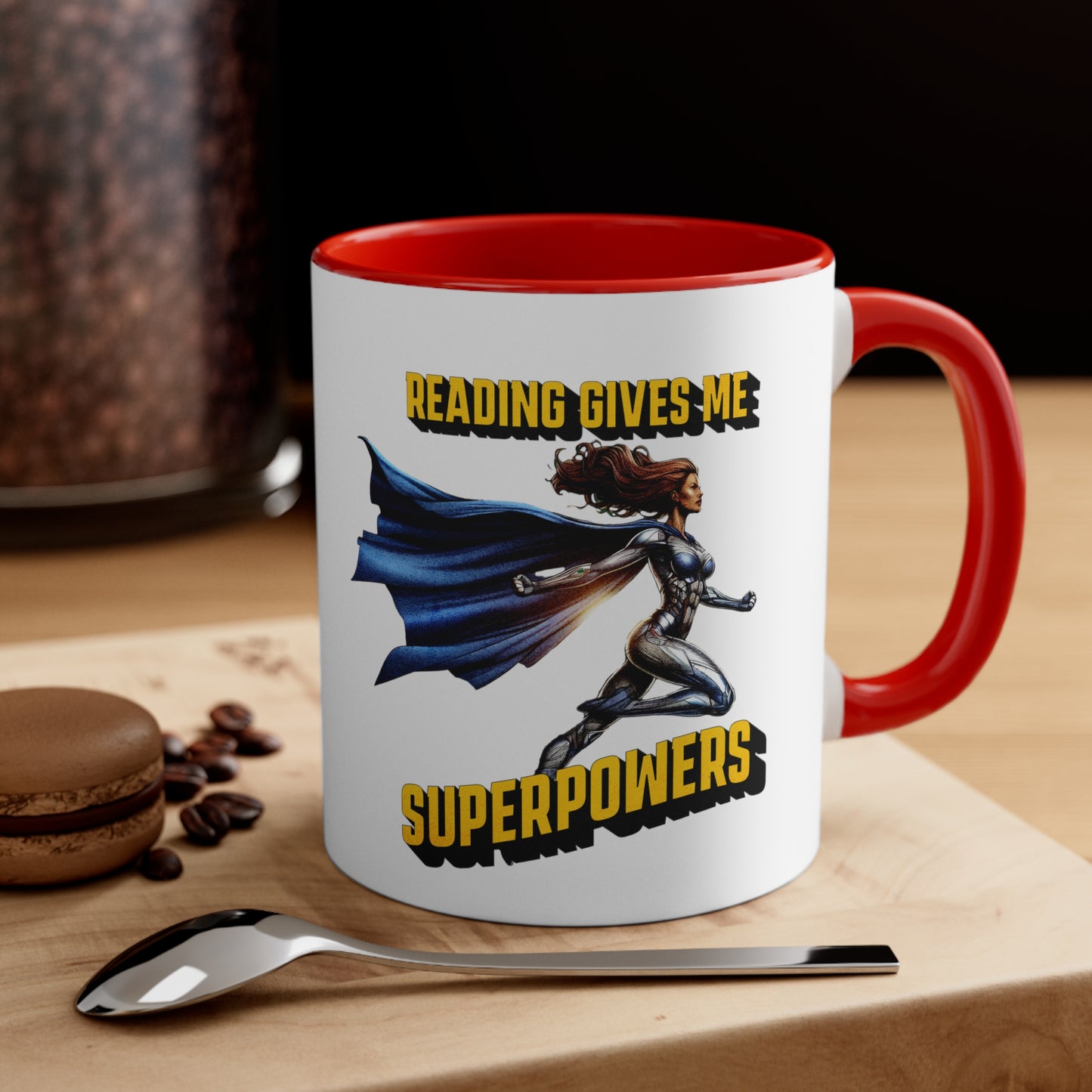 Reading Gives Me Superpowers 11oz Coffee Mug