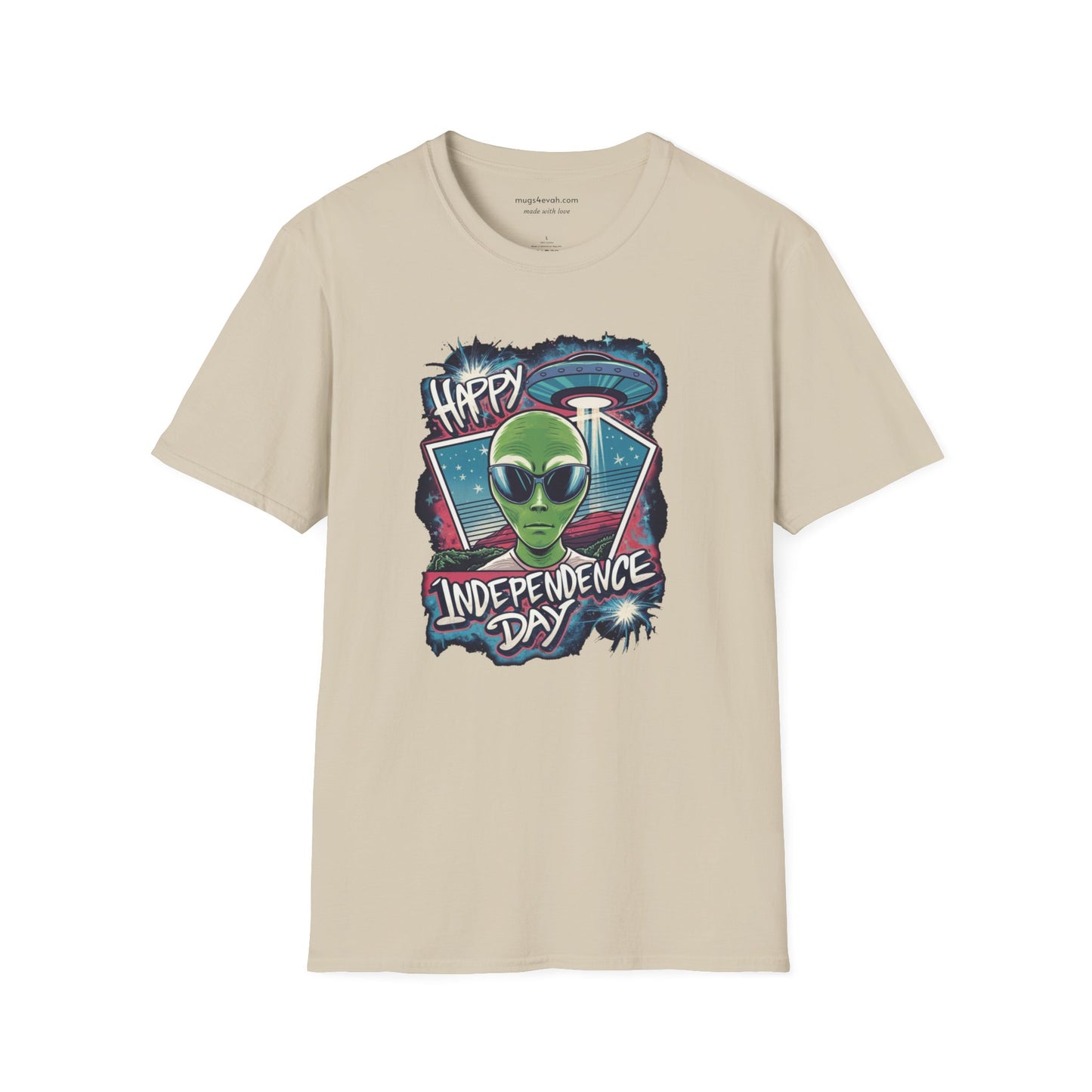 Independence Day Humorous Tshirt Alien Tshirt UFO Tshirt Movie Tshirt
