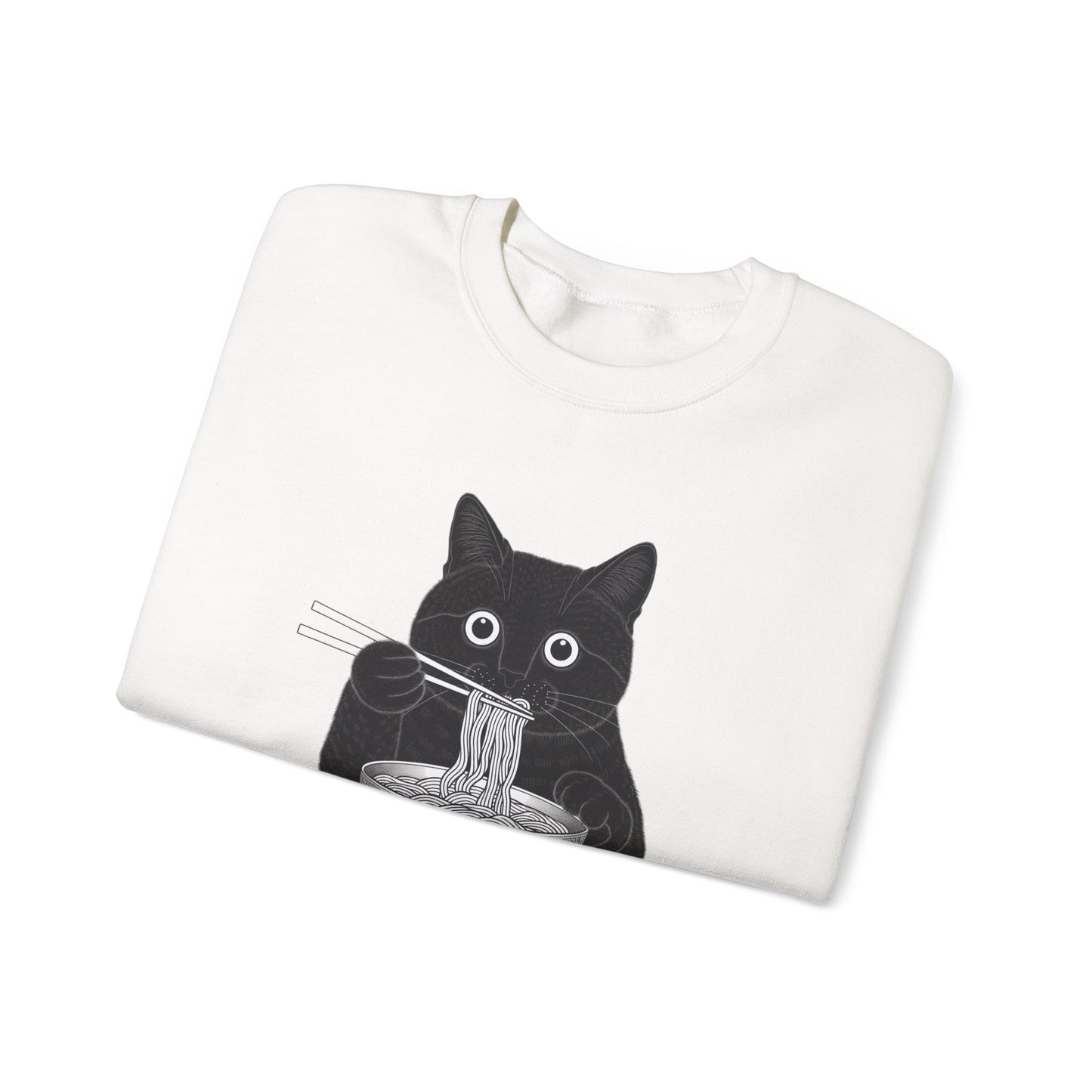 Noodle Cat Shirt, Cat Sweatshirt, Ramen Cat Shirt, Cat Mom Shirt, Cat Tee, Cat Lover Shirt, Animal Lover Tee, Cat Lovers Tee, Gift for Mom