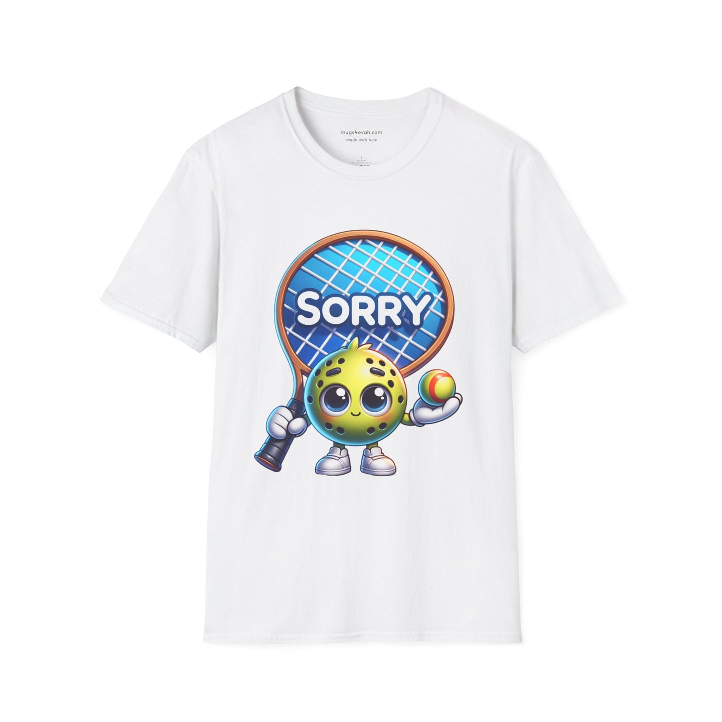 Pickleball T-shirt Sorry Not Sorry Pickleball Tee Unisex Softstyle T-Shirt