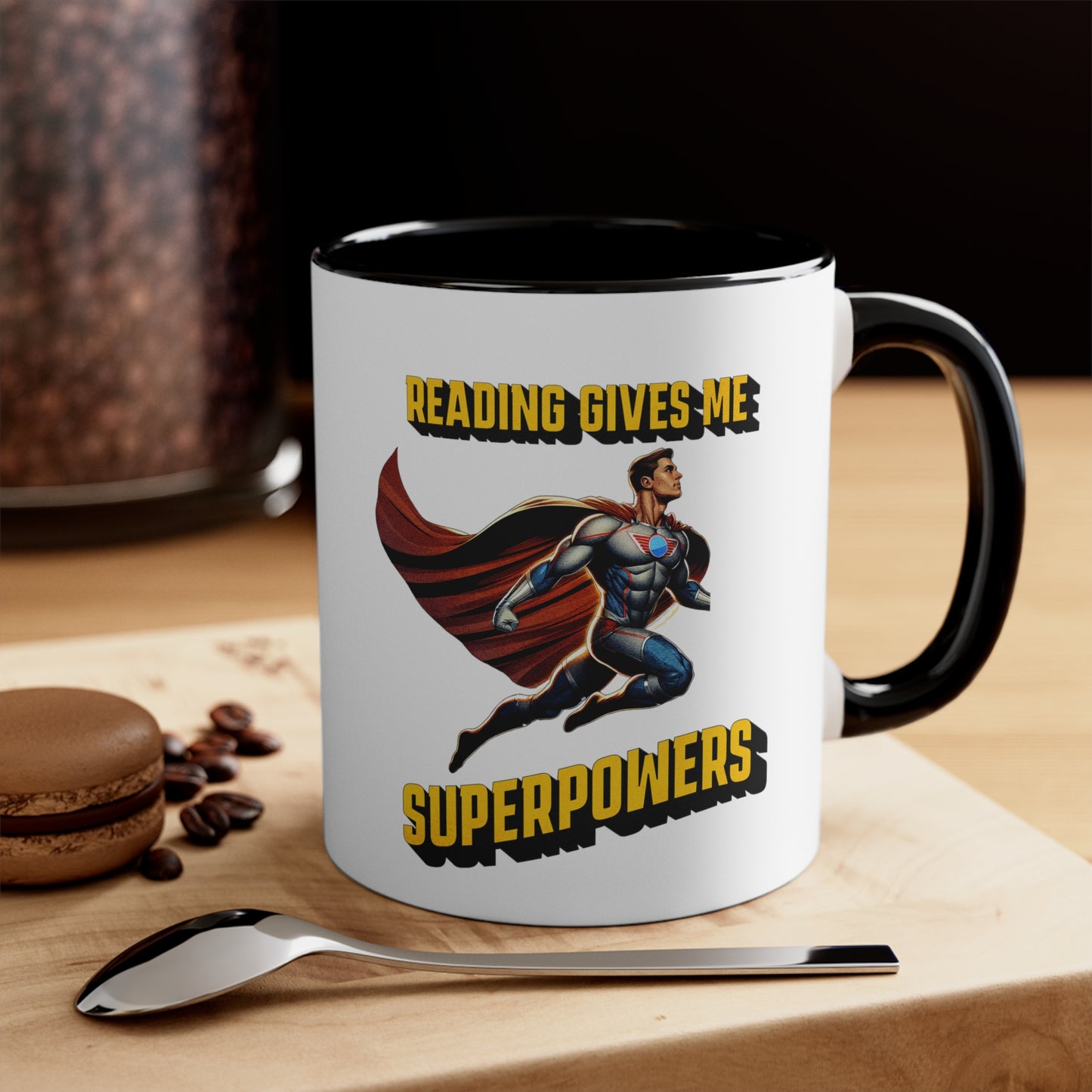 Reading Gives Me Superpowers 11oz Coffee Mug