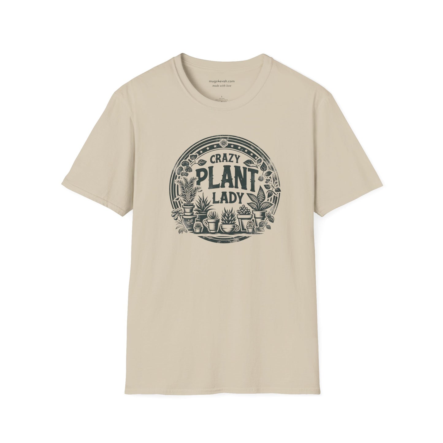 Crazy Plant Lady Tshirt Houseplants Tee Unisex Softstyle Plant T-Shirt