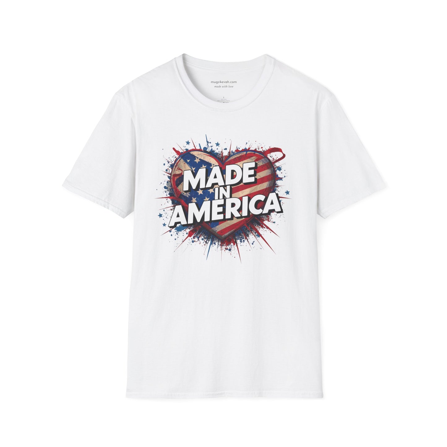 Independence Day Tshirt Made in America Tshirt USA Tshirt I love America Tshirt