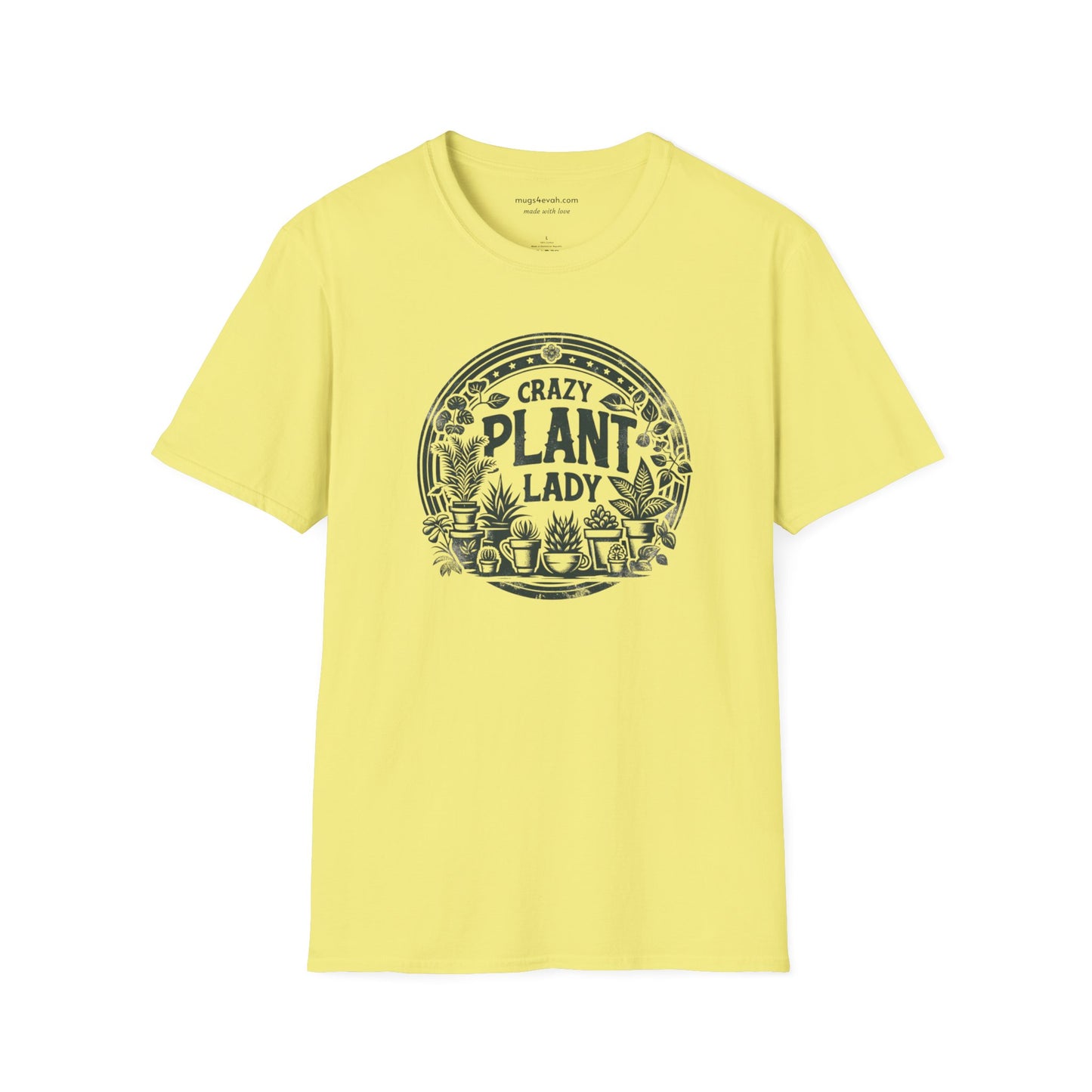 Crazy Plant Lady Tshirt Houseplants Tee Unisex Softstyle Plant T-Shirt