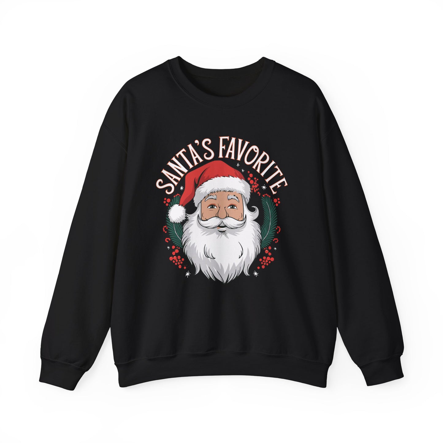 Santa's Favorite Sweatshirt - Unisex Crewneck Christmas Sweatshirt