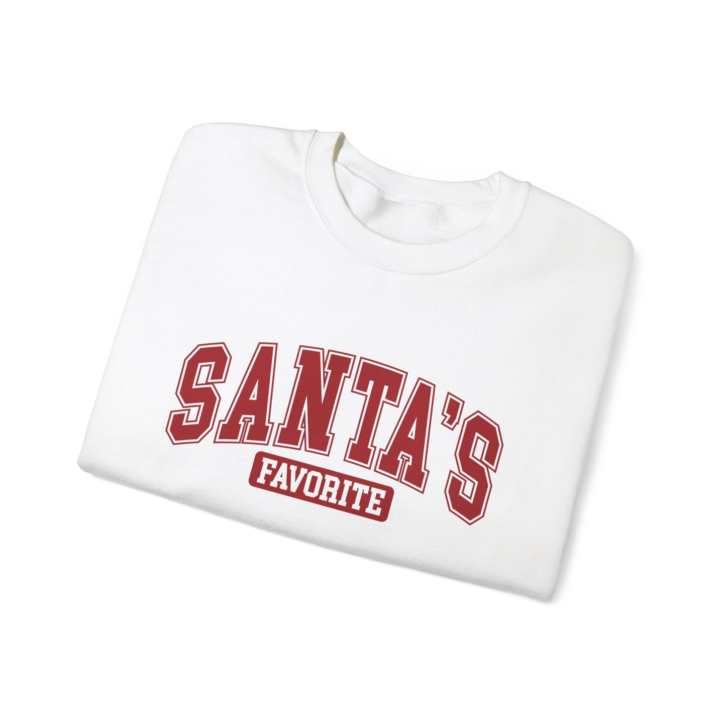 Santa's Favorite Sweatshirt - Unisex Crewneck Christmas Sweatshirt