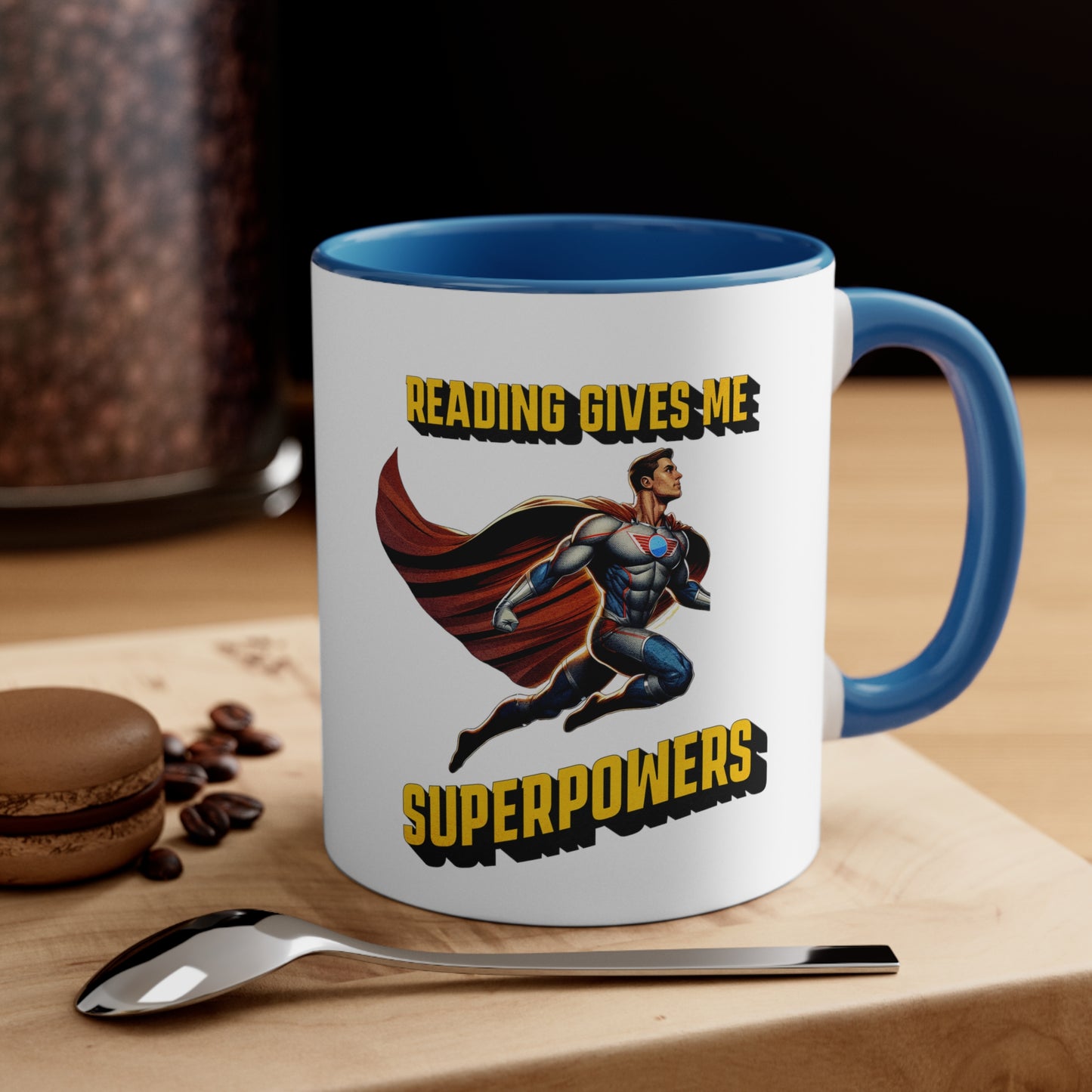 Reading Gives Me Superpowers 11oz Coffee Mug