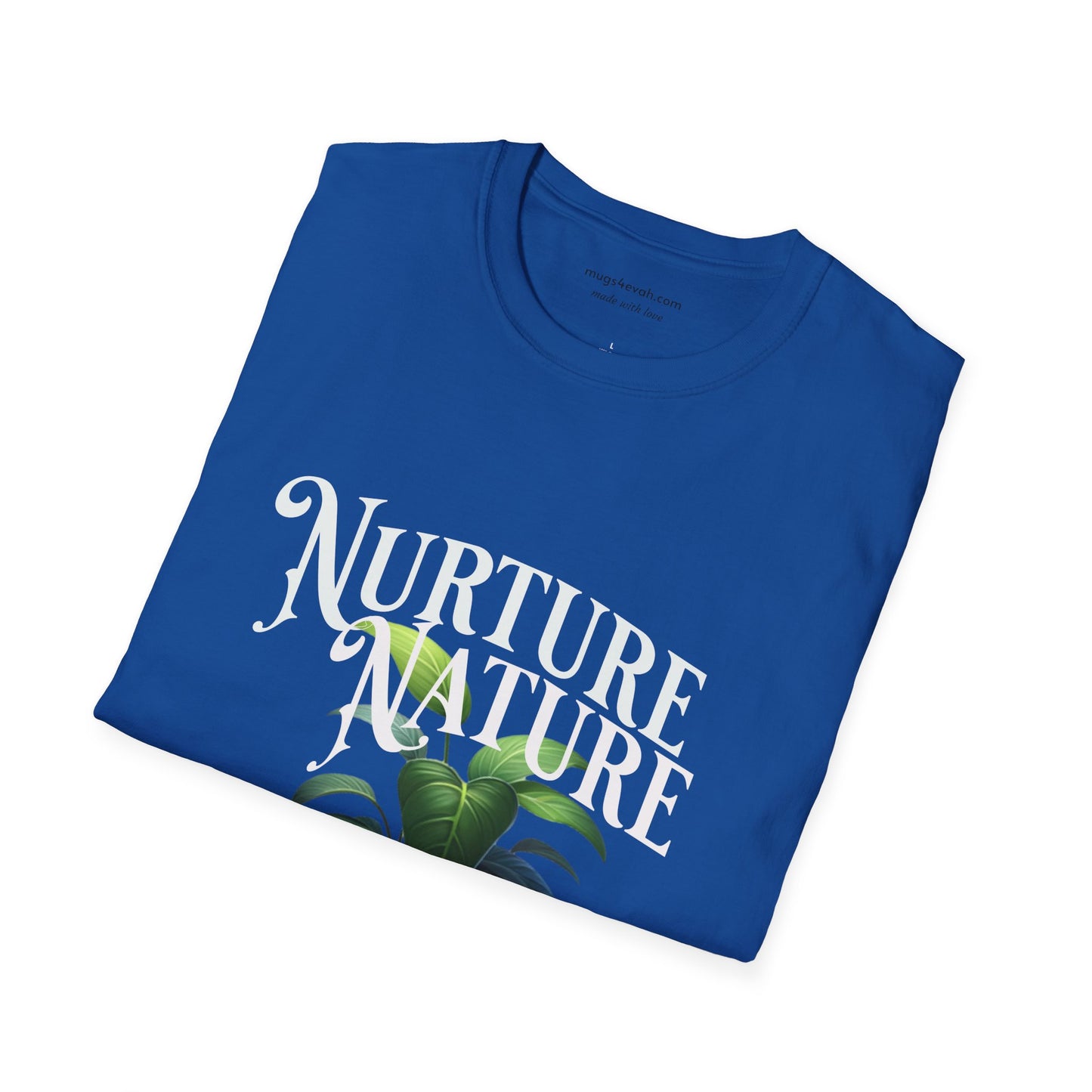Nurture Nature Plant Tshirt Houseplants Tee Unisex Softstyle Plant T-Shirt