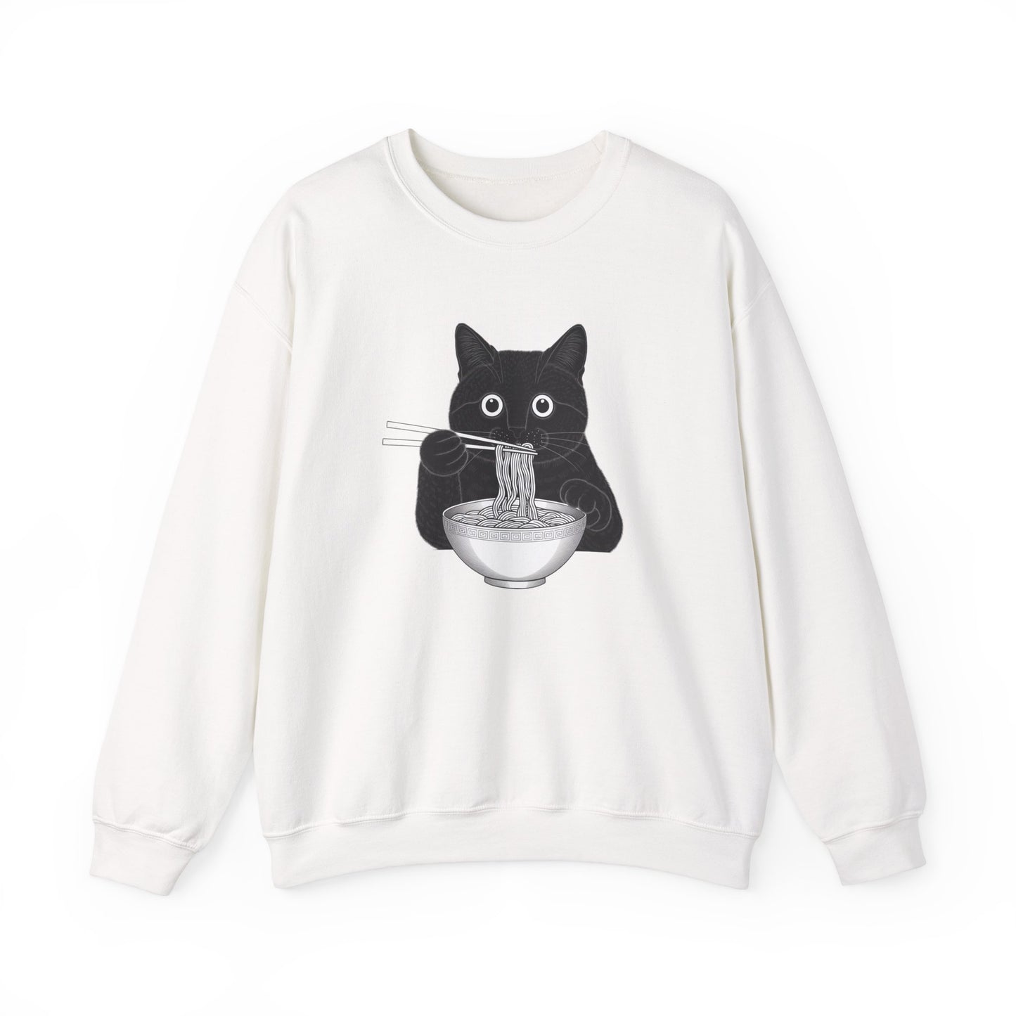 Noodle Cat Shirt, Cat Sweatshirt, Ramen Cat Shirt, Cat Mom Shirt, Cat Tee, Cat Lover Shirt, Animal Lover Tee, Cat Lovers Tee, Gift for Mom