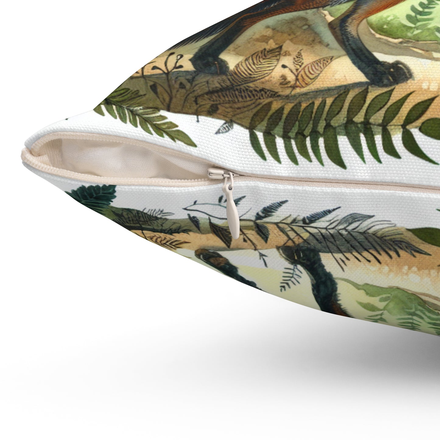 Fox in the Woods Spun Polyester Square Pillow 20 x 20"