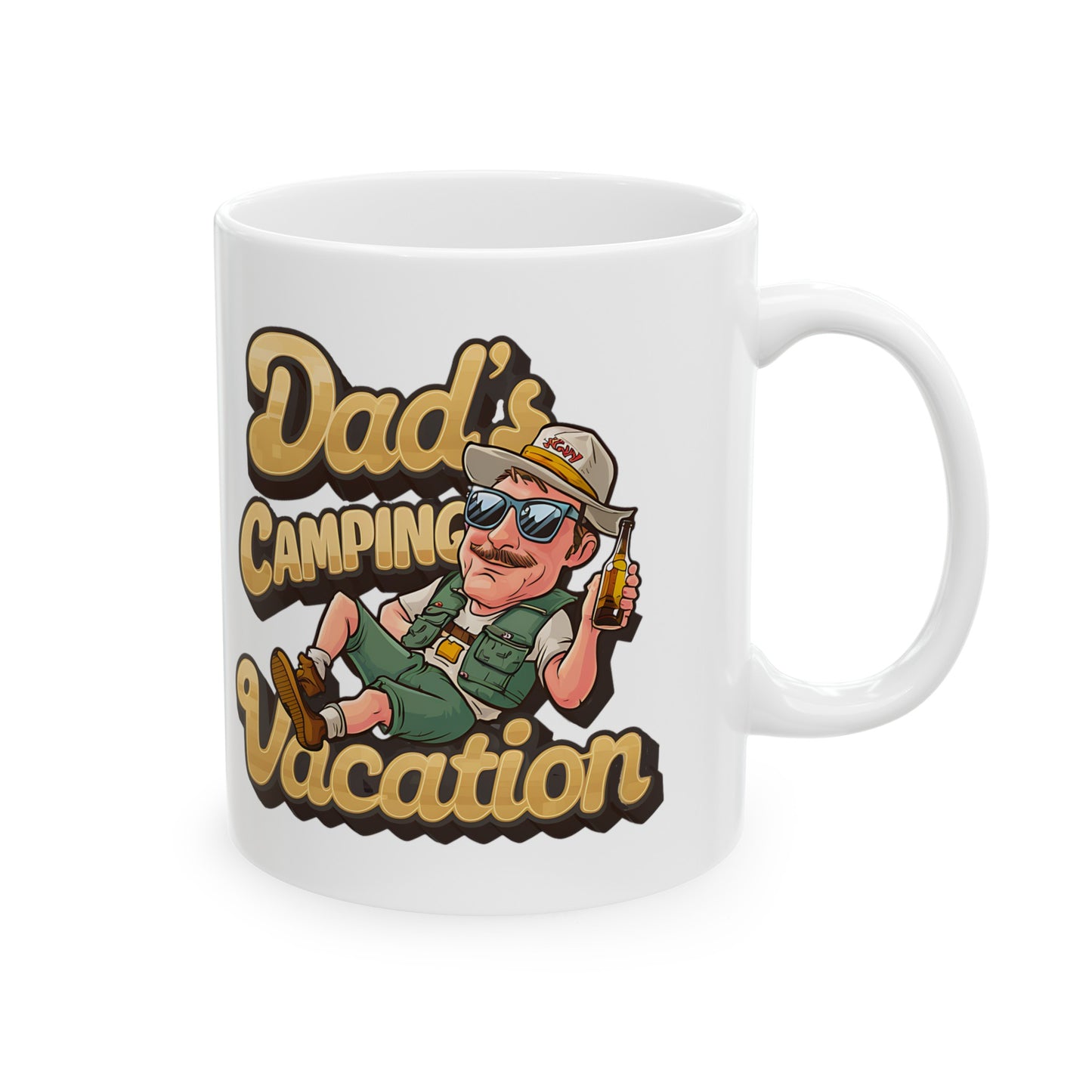 Dad Camping Mug Funny Mug Gift Camping Mug Dad Gift Father's Day Gift, 11oz