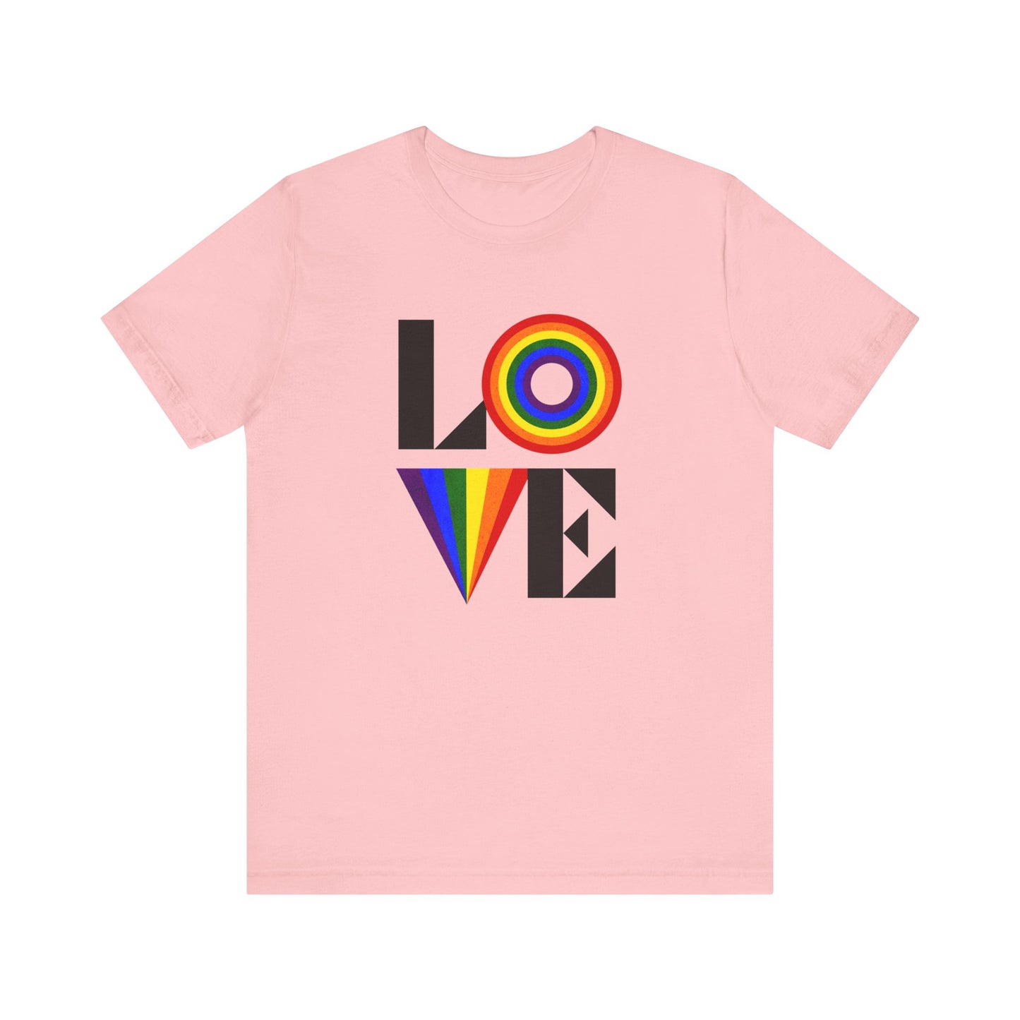Love Rainbow Pride Unisex Jersey Short Sleeve Tee