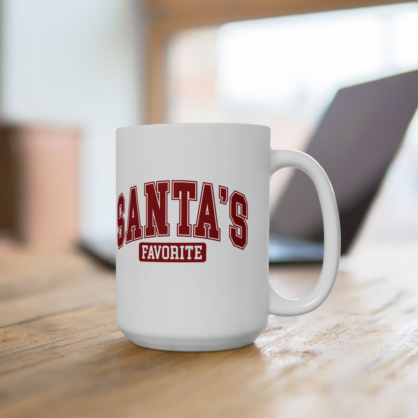 15oz Funny Christmas Coffee Mug, Santa's Favorite Christmas Mug, Humorous Mug, Holiday Coffee Mug, Humorous Christmas Mug