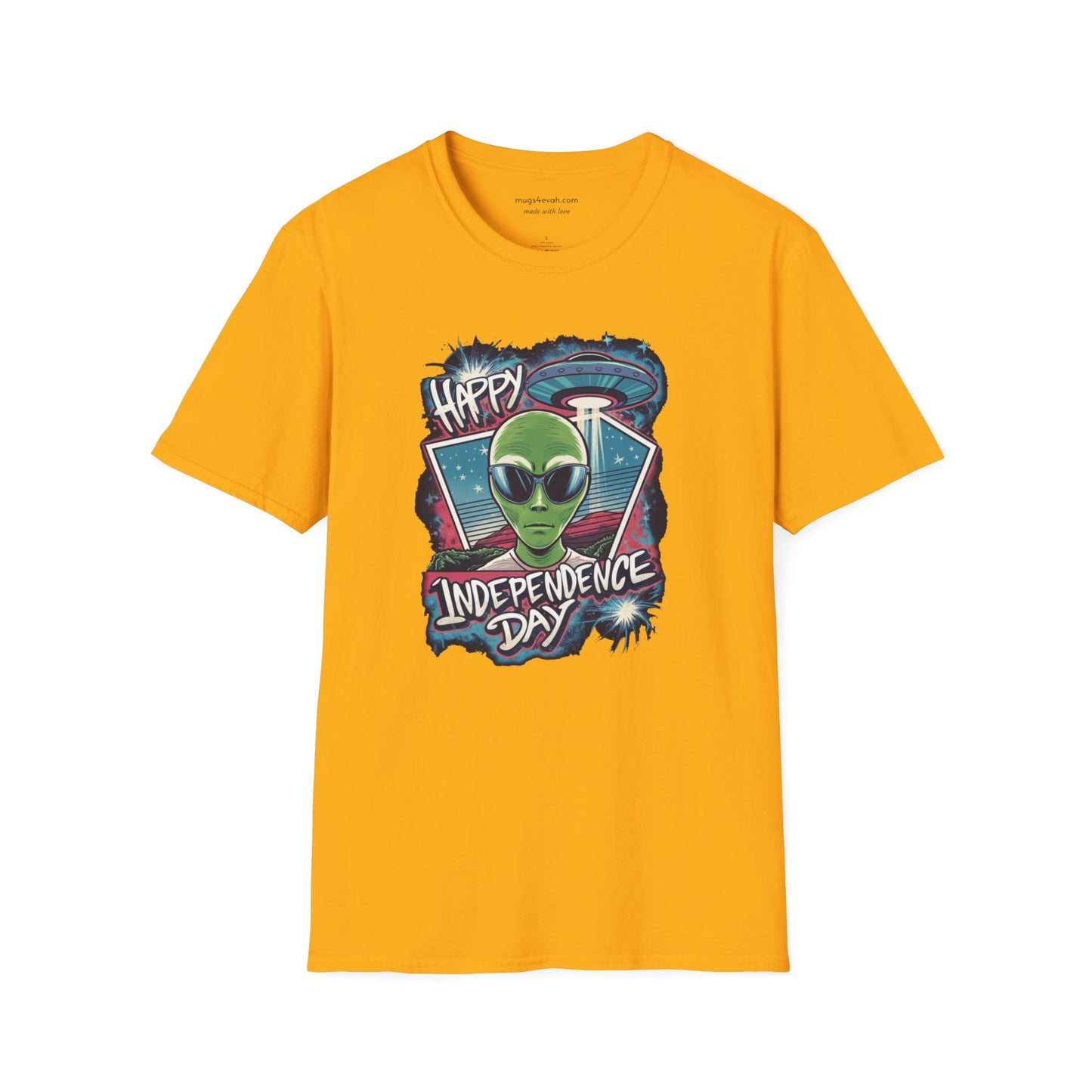 Independence Day Humorous Tshirt Alien Tshirt UFO Tshirt Movie Tshirt