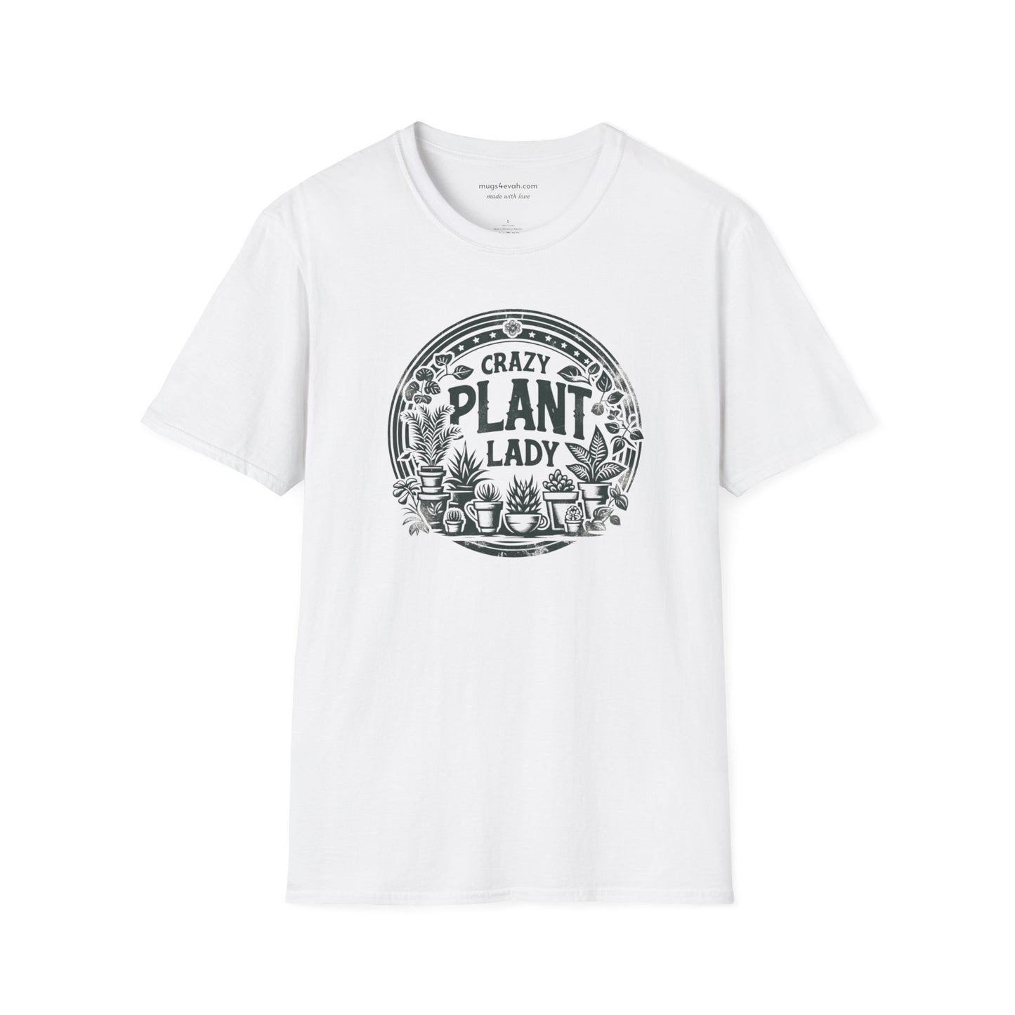 Crazy Plant Lady Tshirt Houseplants Tee Unisex Softstyle Plant T-Shirt