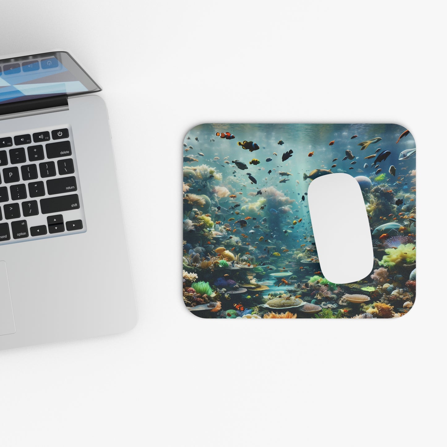 Underwater Marine Life Mouse Pad (Rectangle)