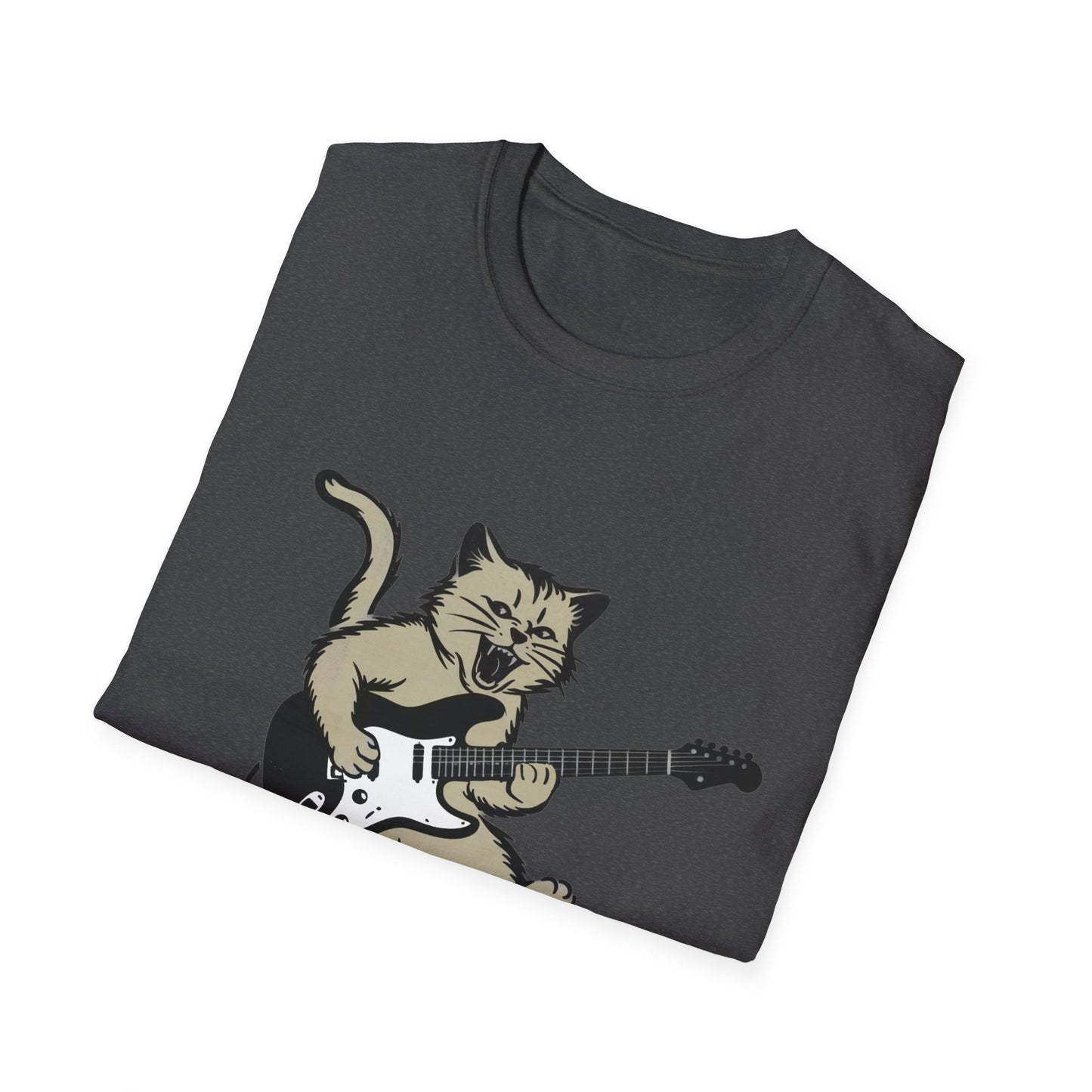Rockin' Cat Electric Guitar T-Shirt
