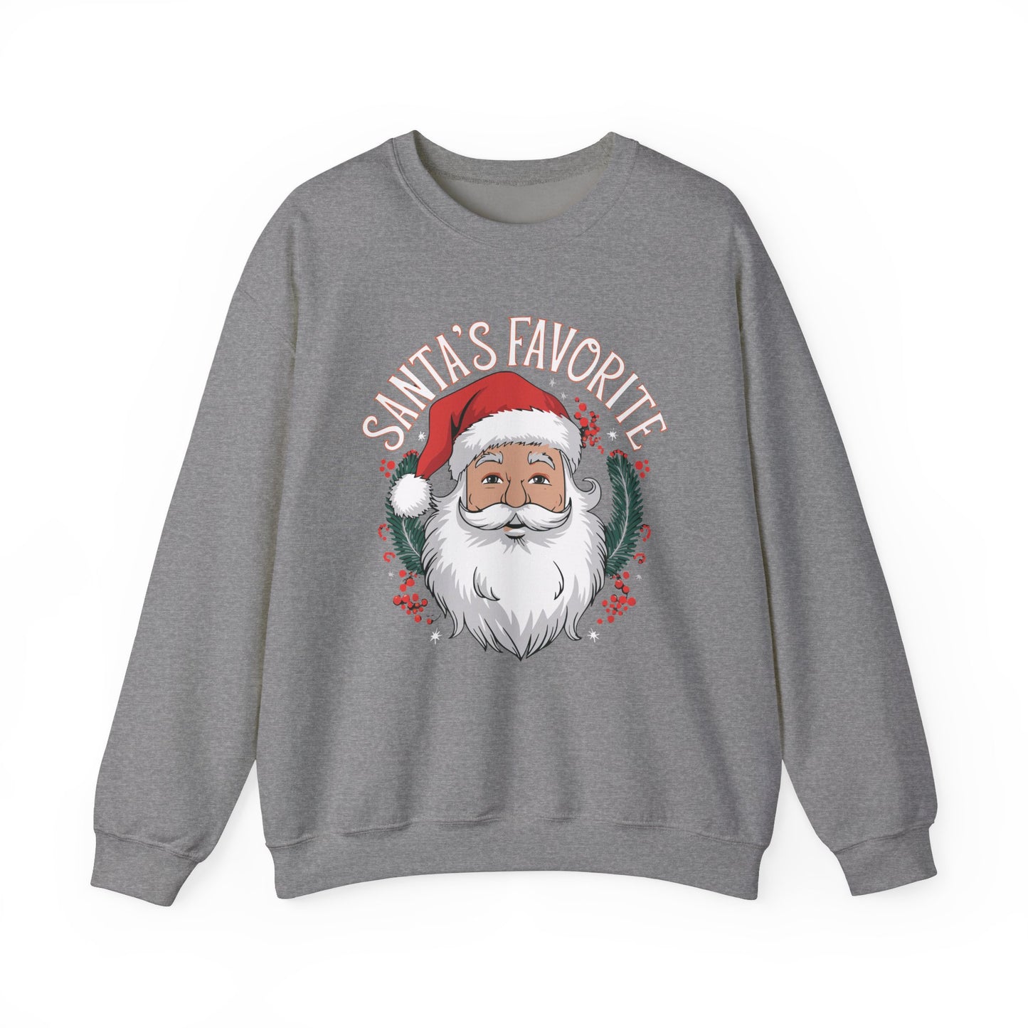 Santa's Favorite Sweatshirt - Unisex Crewneck Christmas Sweatshirt