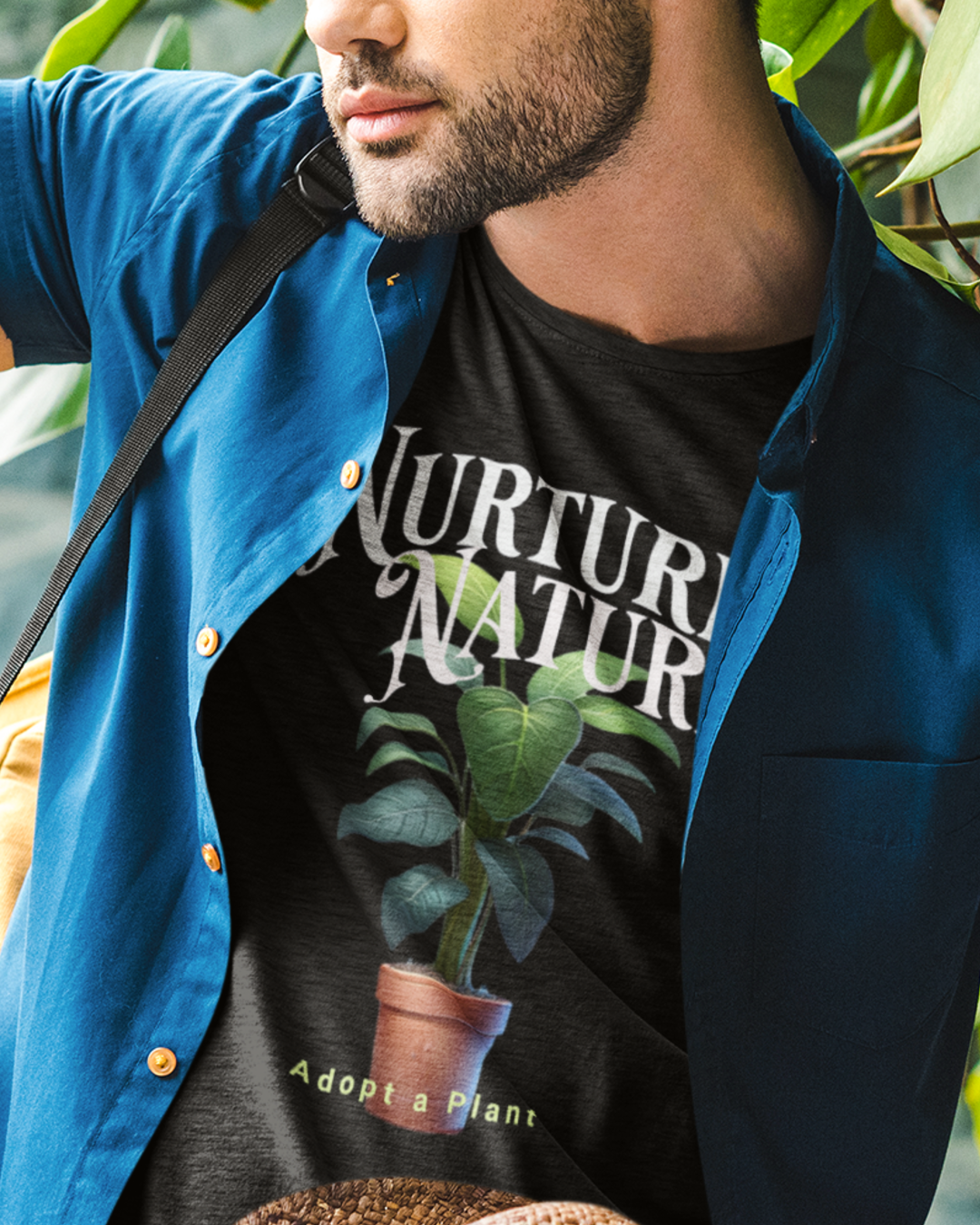 Nurture Nature Plant Tshirt Houseplants Tee Unisex Softstyle Plant T-Shirt