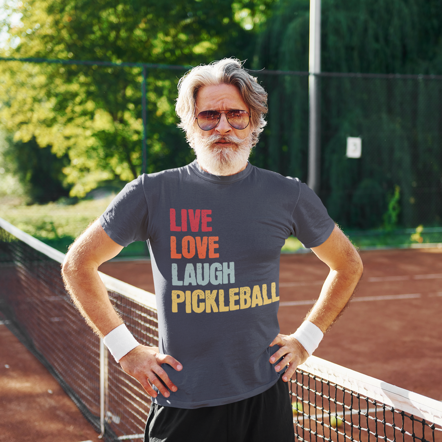 Live Love Laugh Pickleball Unisex Recycled Organic T-Shirt