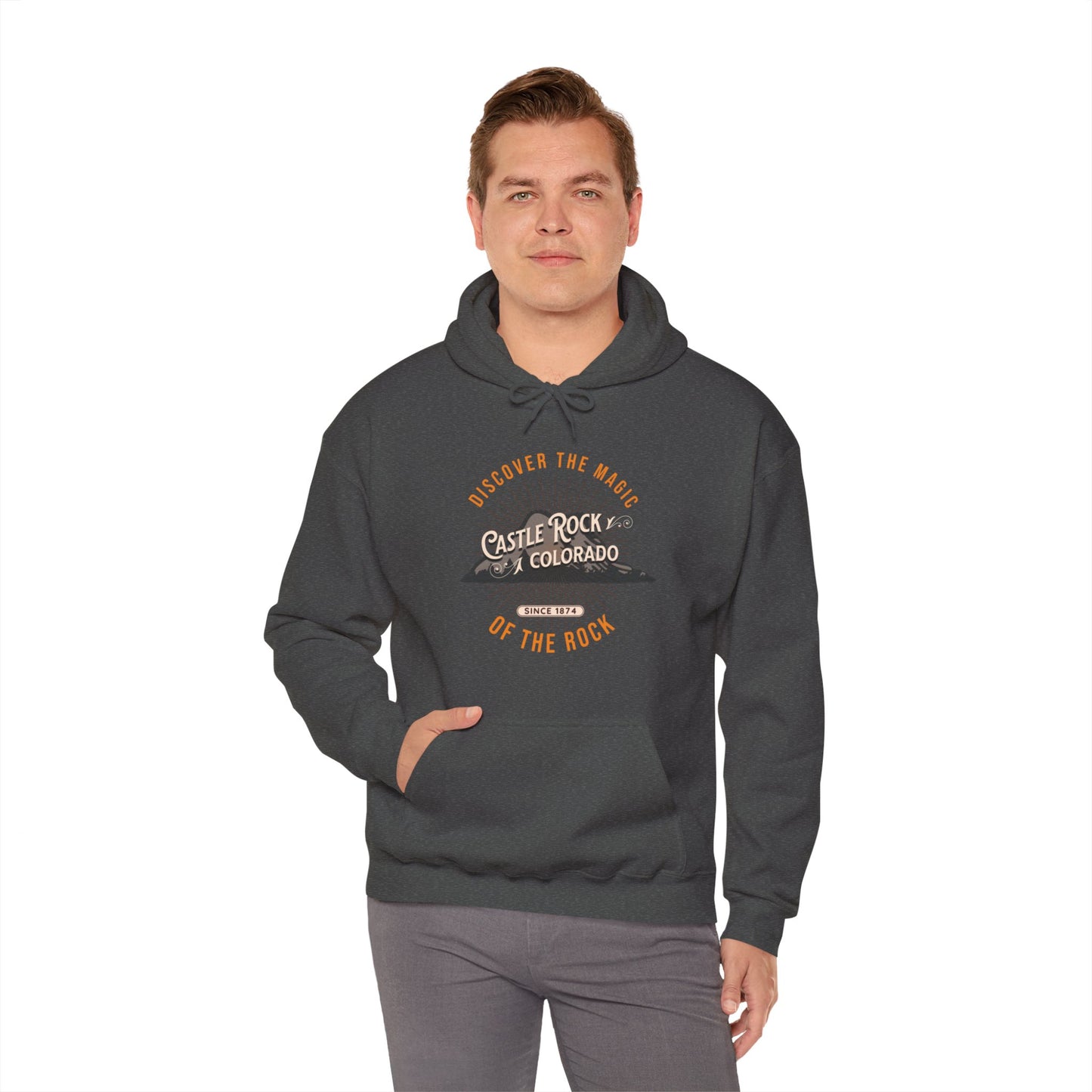 Discover the Magic of "The Rock" Unisex Heavy Blend™ Hooded Sweatshirt