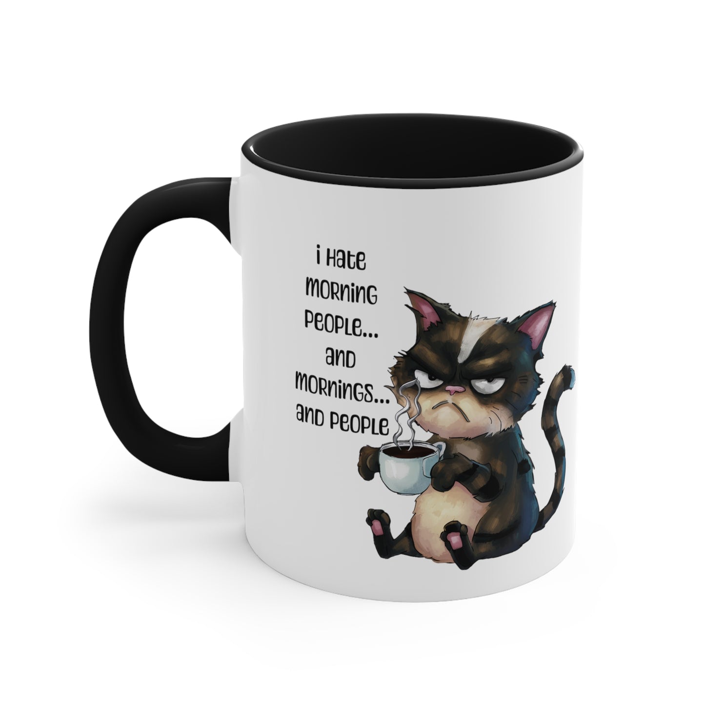 I Hate Morning People Grumpy Cat 11oz Coffee Mug