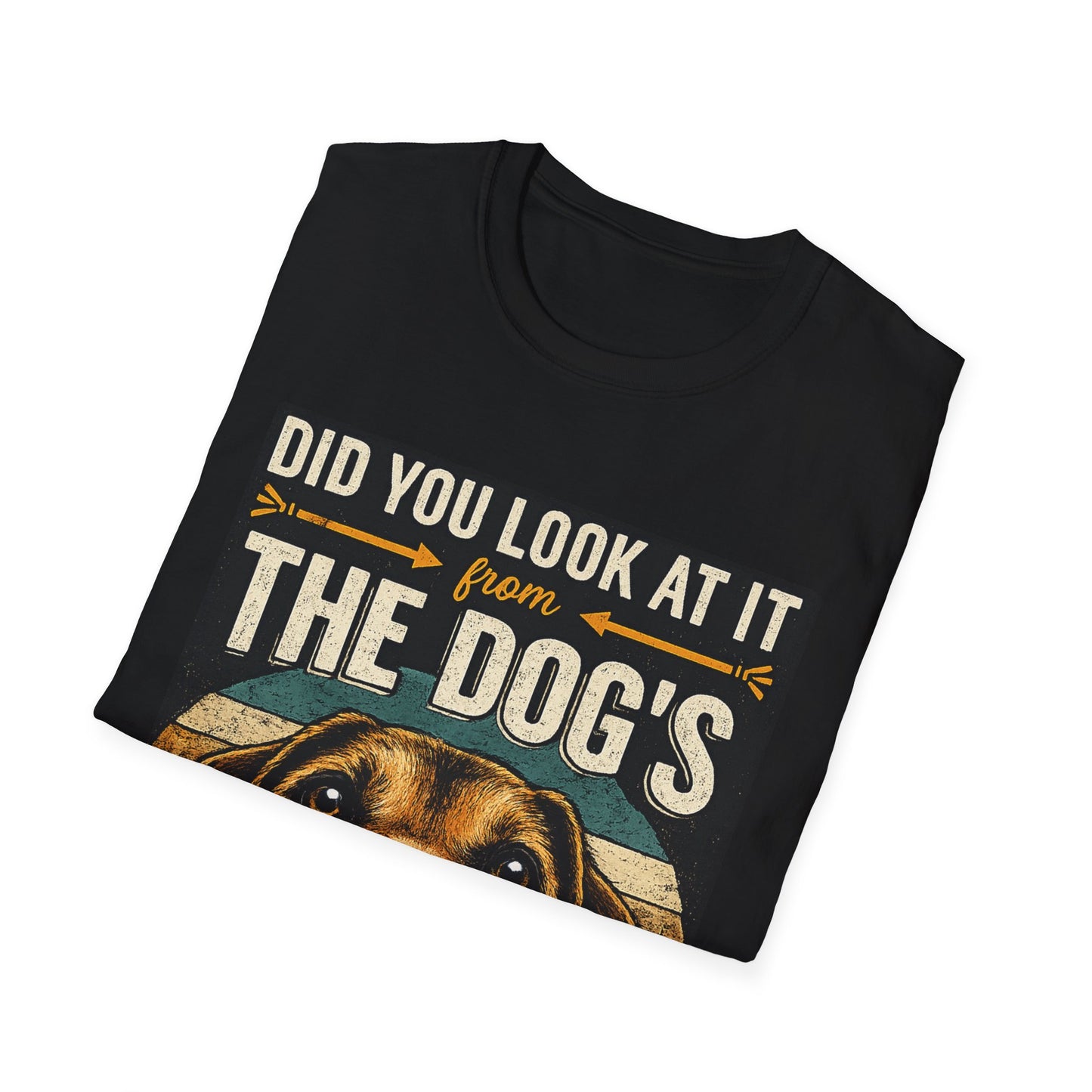 Dog’s Point of View T-Shirt – Cute Retro Puppy Graphic Tee