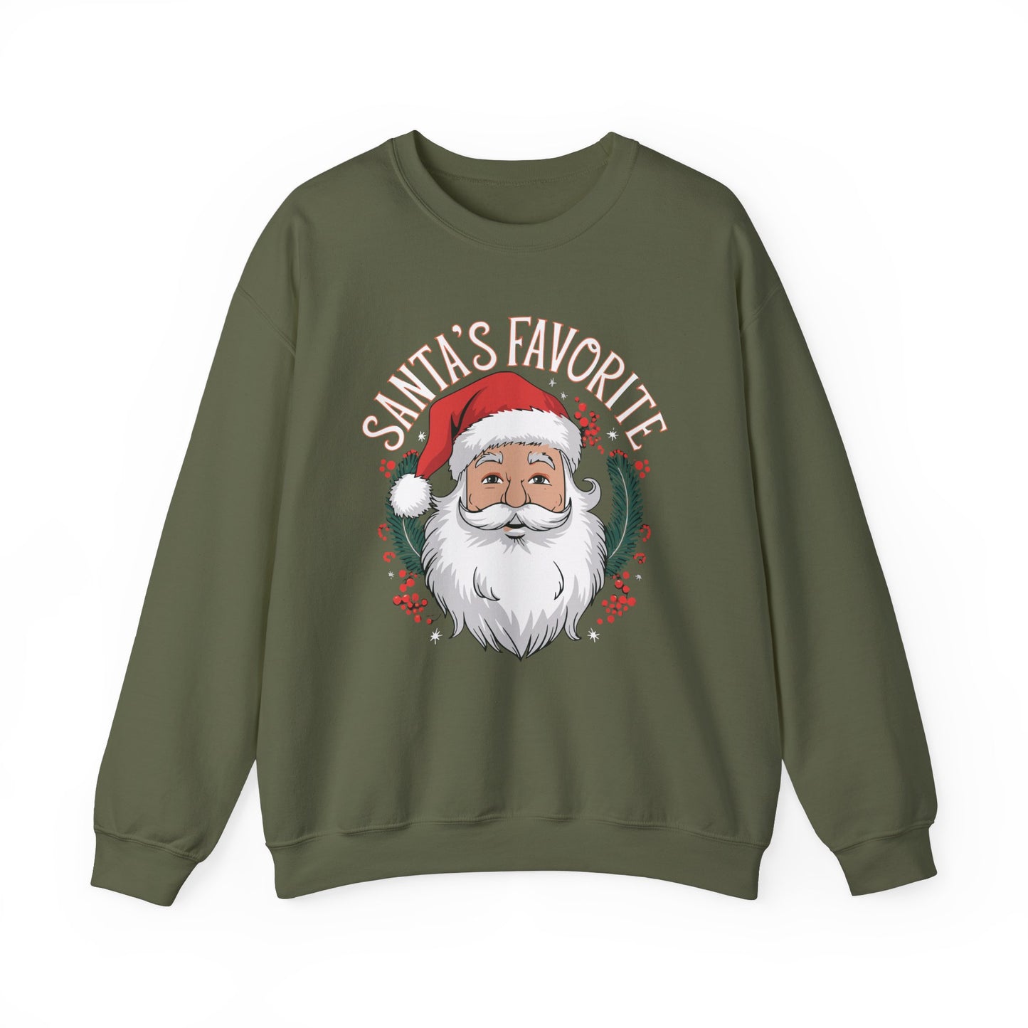 Santa's Favorite Sweatshirt - Unisex Crewneck Christmas Sweatshirt