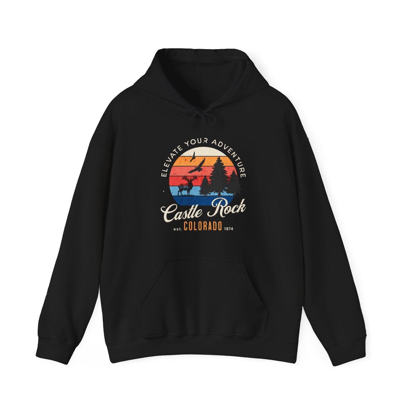 Castle Rock Colorado Unisex Heavy Blend™ Hooded Sweatshirt