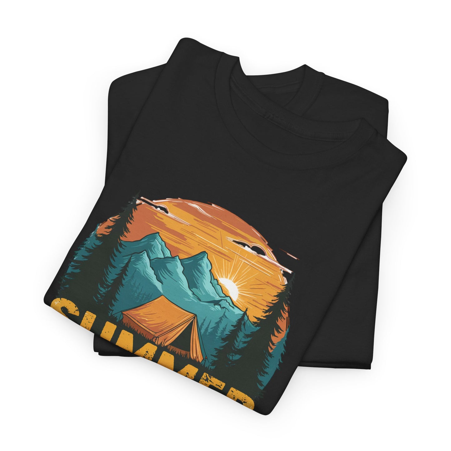 Camping T-shirt, Summer Vibes Tshirt, Outdoor Adventure Tee, Hiking T-shirt, nature enthusiast, Summer Camping shirt