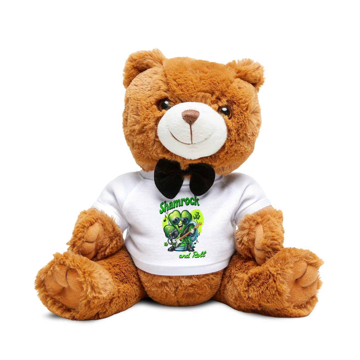 Shamrock & Roll St Patricks Teddy Bear with T-Shirt