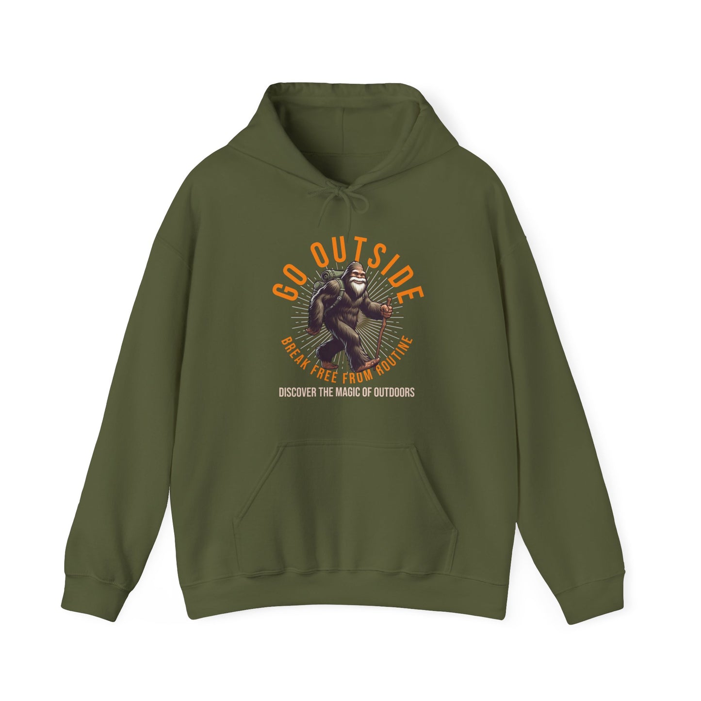 BigFoot Hiking Hoodie BigFoot Outdoor Hoodie Hiking Camping HoodieUnisex Heavy Blend™ Hooded Sweatshirt