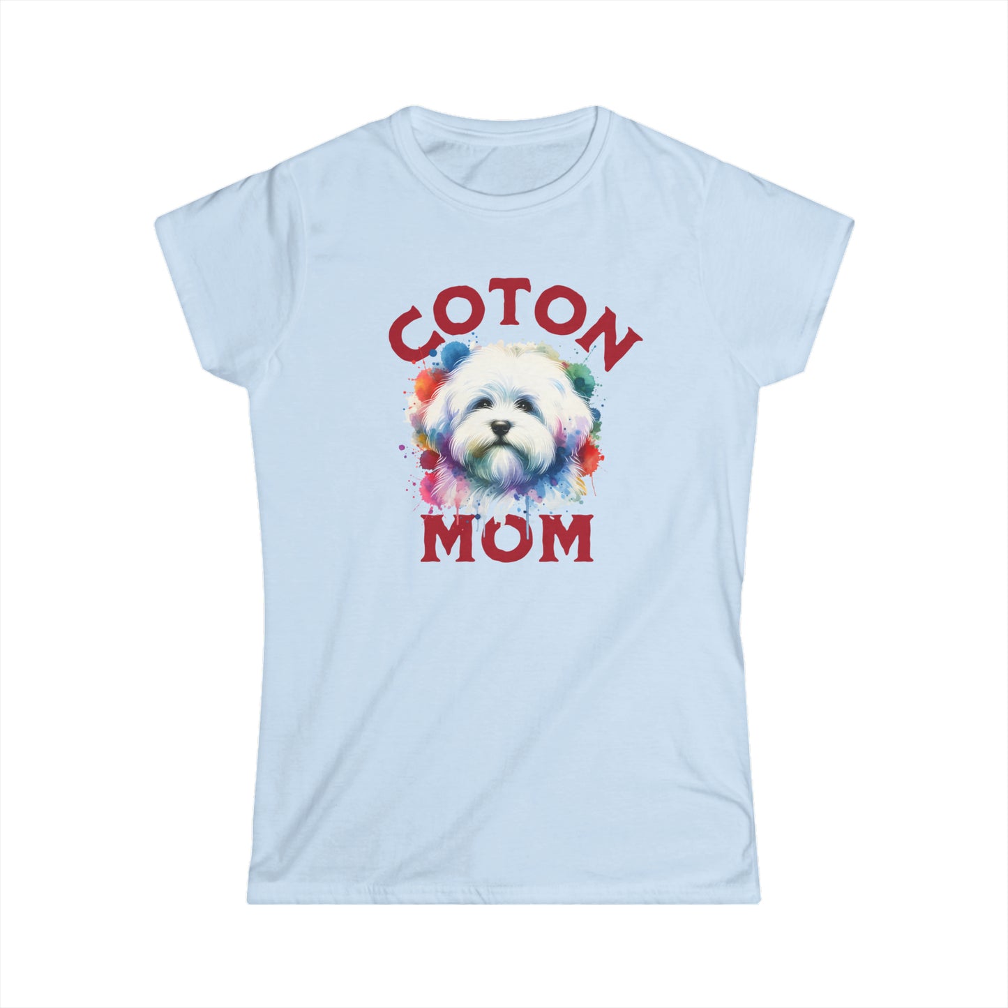 Coton Lover Coton Du Tulear Coton Tshirt Women's Softstyle Tee