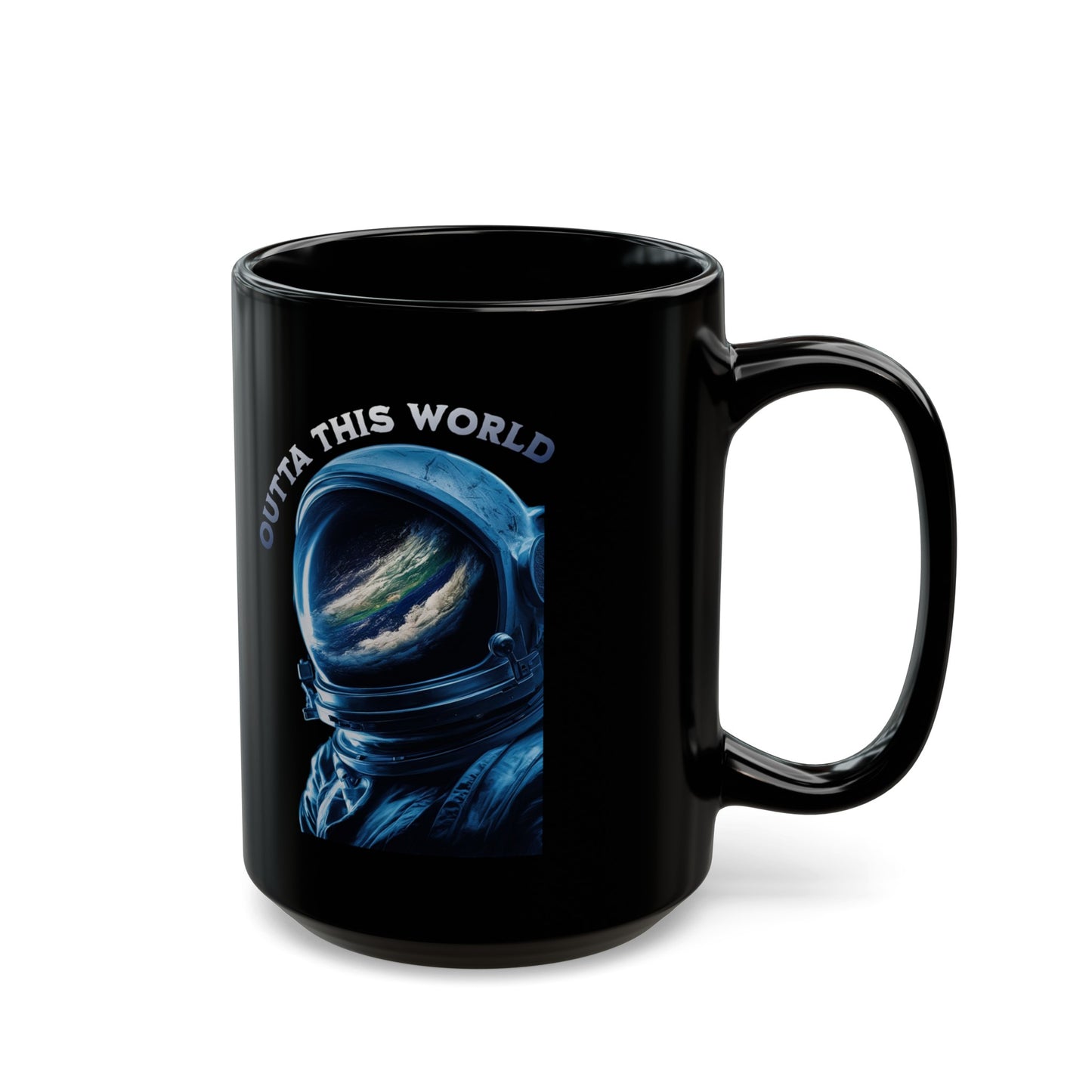 15oz Astronaut Coffee Mug, Space-themed Mug, Galaxy Coffee Cup, Astronaut Graphic Mug, Outer Space Mug, NASA Mug, Space Force Mug