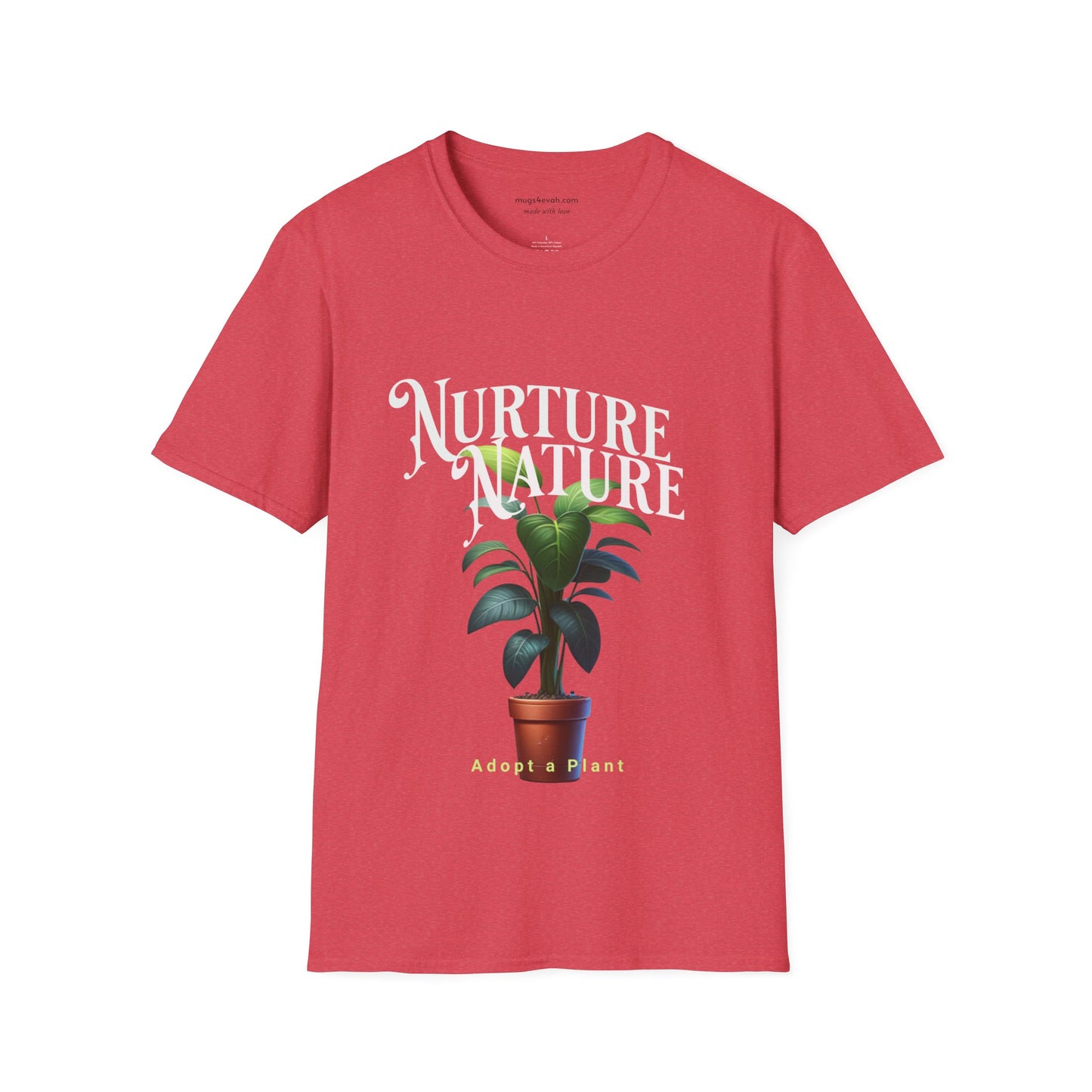 Nurture Nature Plant Tshirt Houseplants Tee Unisex Softstyle Plant T-Shirt