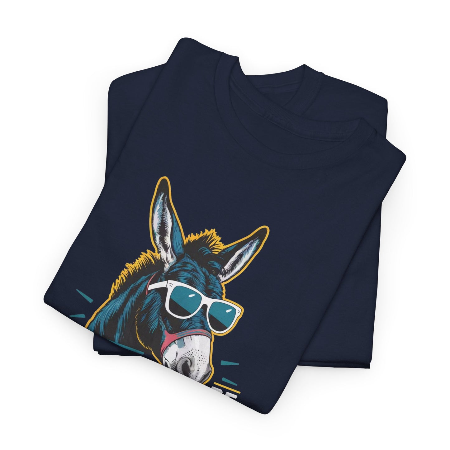 Born to Be Awesome Donkey in Sunglasses T-Shirt – Funny and Stylish Graphic Tee