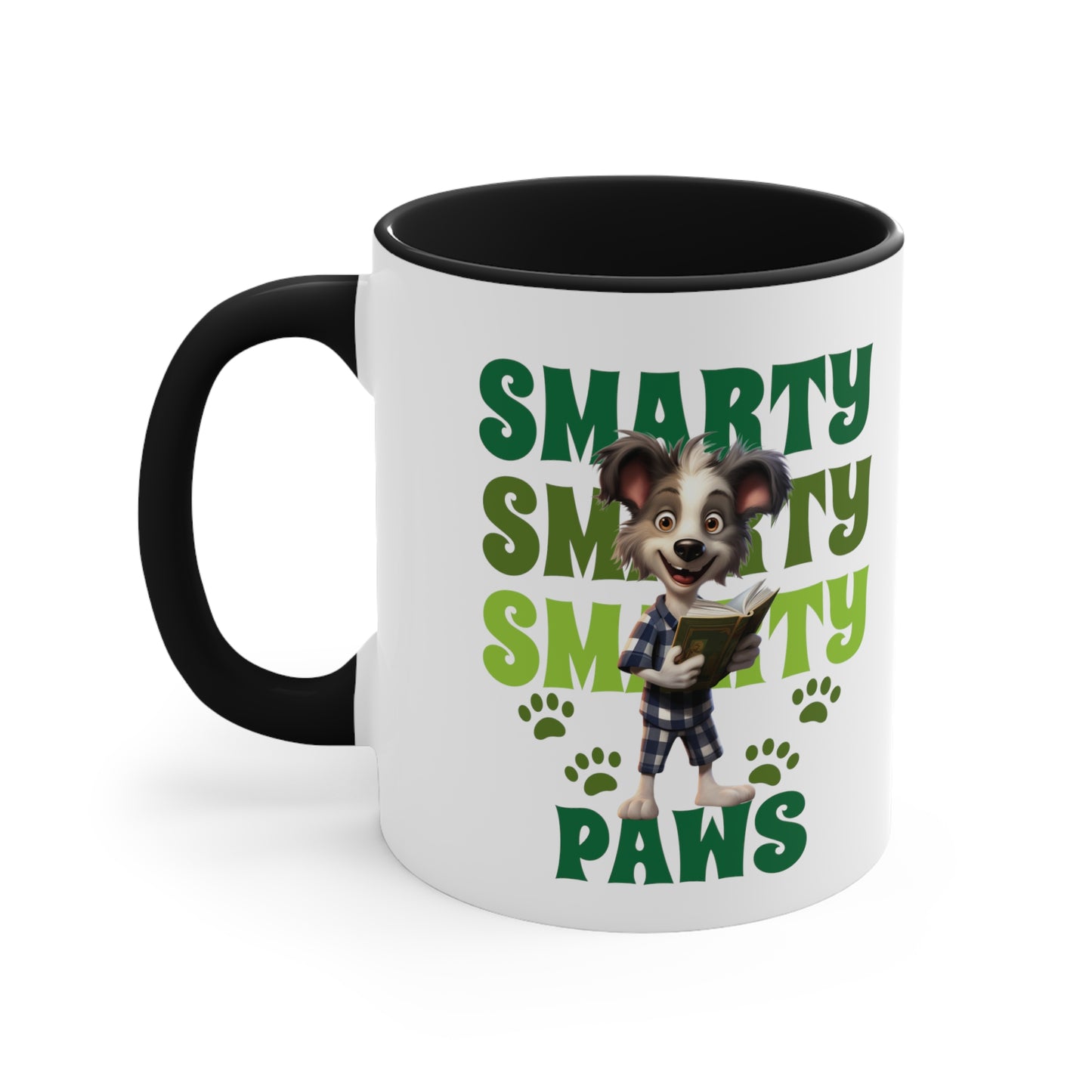 Smarty Paws Dogs with Books 11oz Coffee Mug