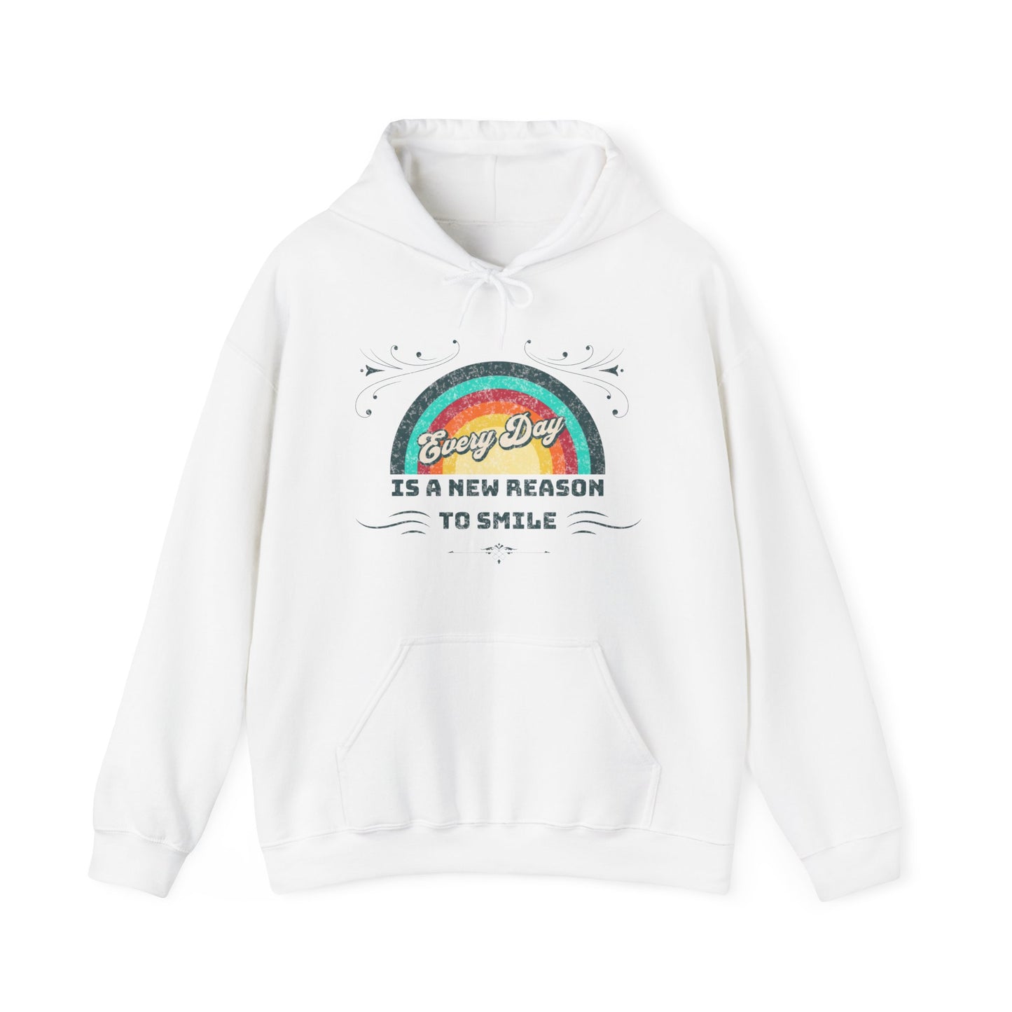 Every Day is a New Reason To Smile Unisex Heavy Blend™ Hooded Sweatshirt