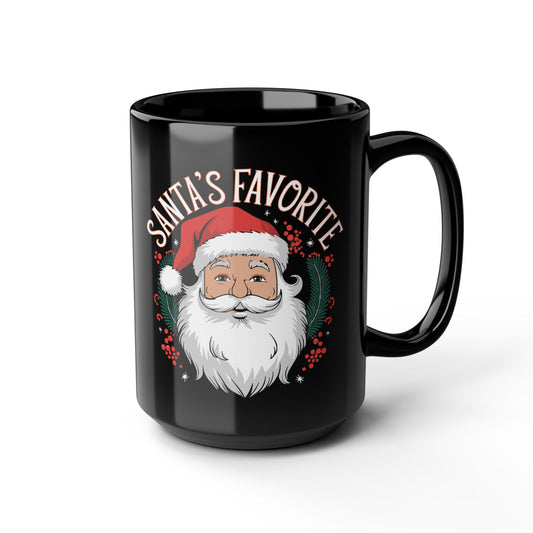 🎅 "Santa's Favorite" Vintage Santa Claus 15oz Mug – Perfect for Holiday Cheer! 🎄