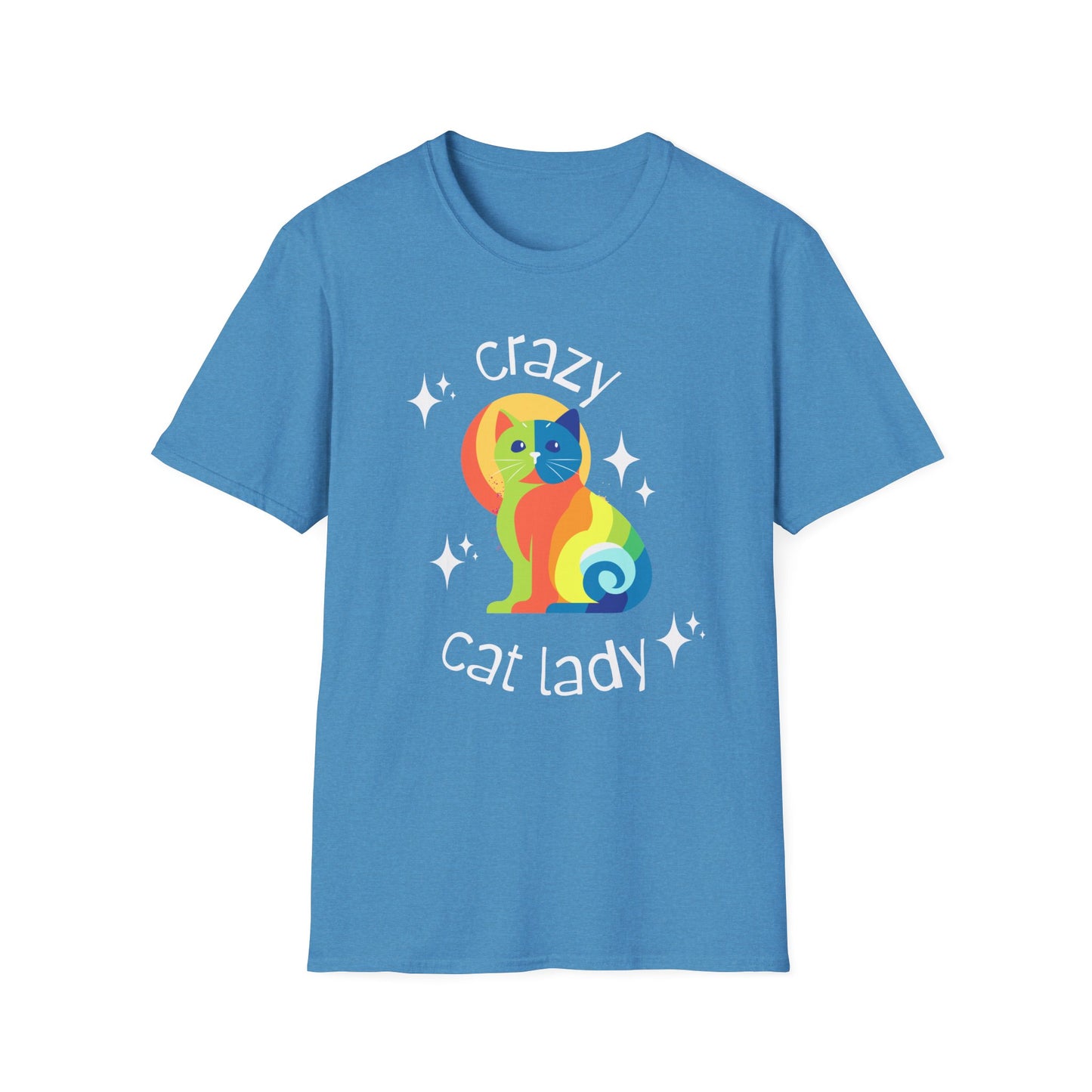 Crazy Cat Lady t-shirt Cat T-shirt Funny Cat T-shirt Gifts for Mom Unisex Softstyle T-Shirt