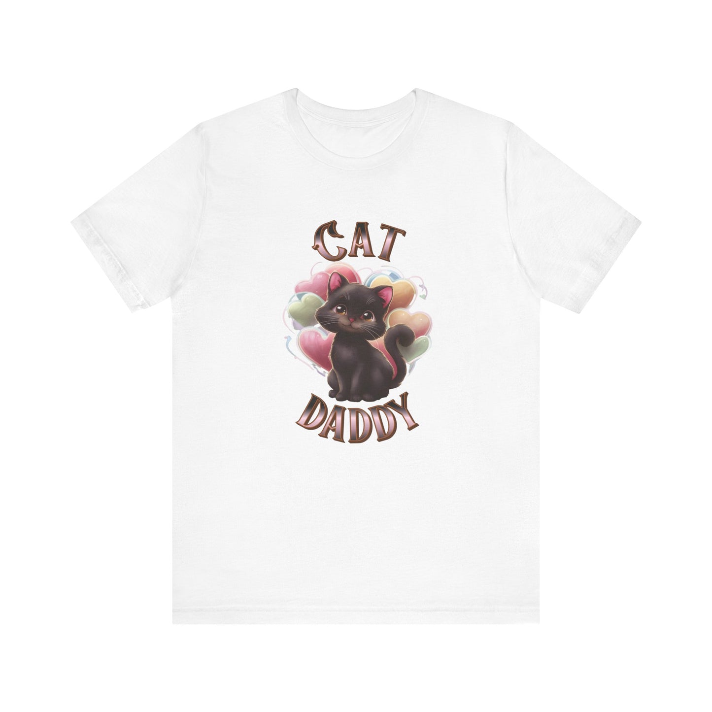 Cat Lover T-shirt  Cat Daddyy T-shirt Cat Lover Gift Unisex Jersey Short Sleeve Tee