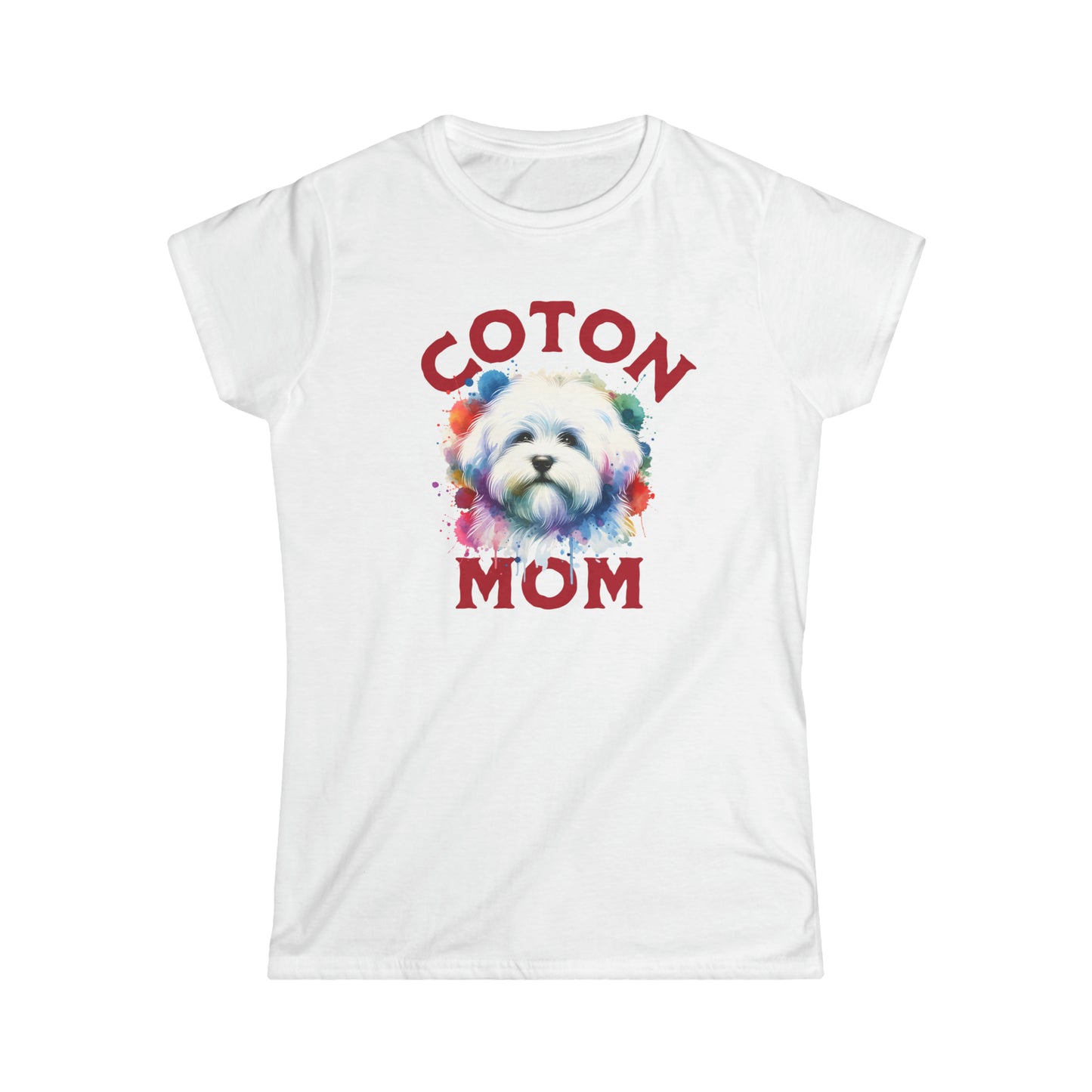 Coton Lover Coton Du Tulear Coton Tshirt Women's Softstyle Tee