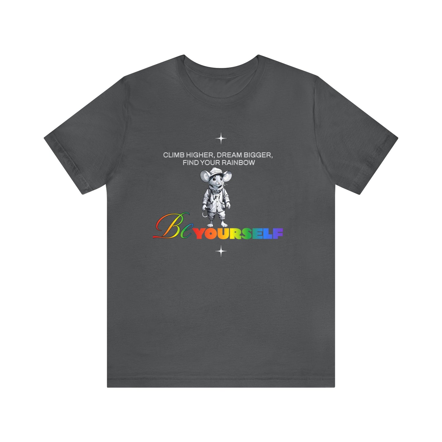 Be Yourself Find Your Rainbow Unisex Jersey Short Sleeve Tee