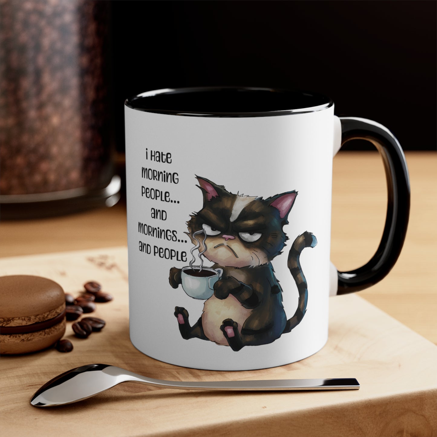 I Hate Morning People Grumpy Cat 11oz Coffee Mug