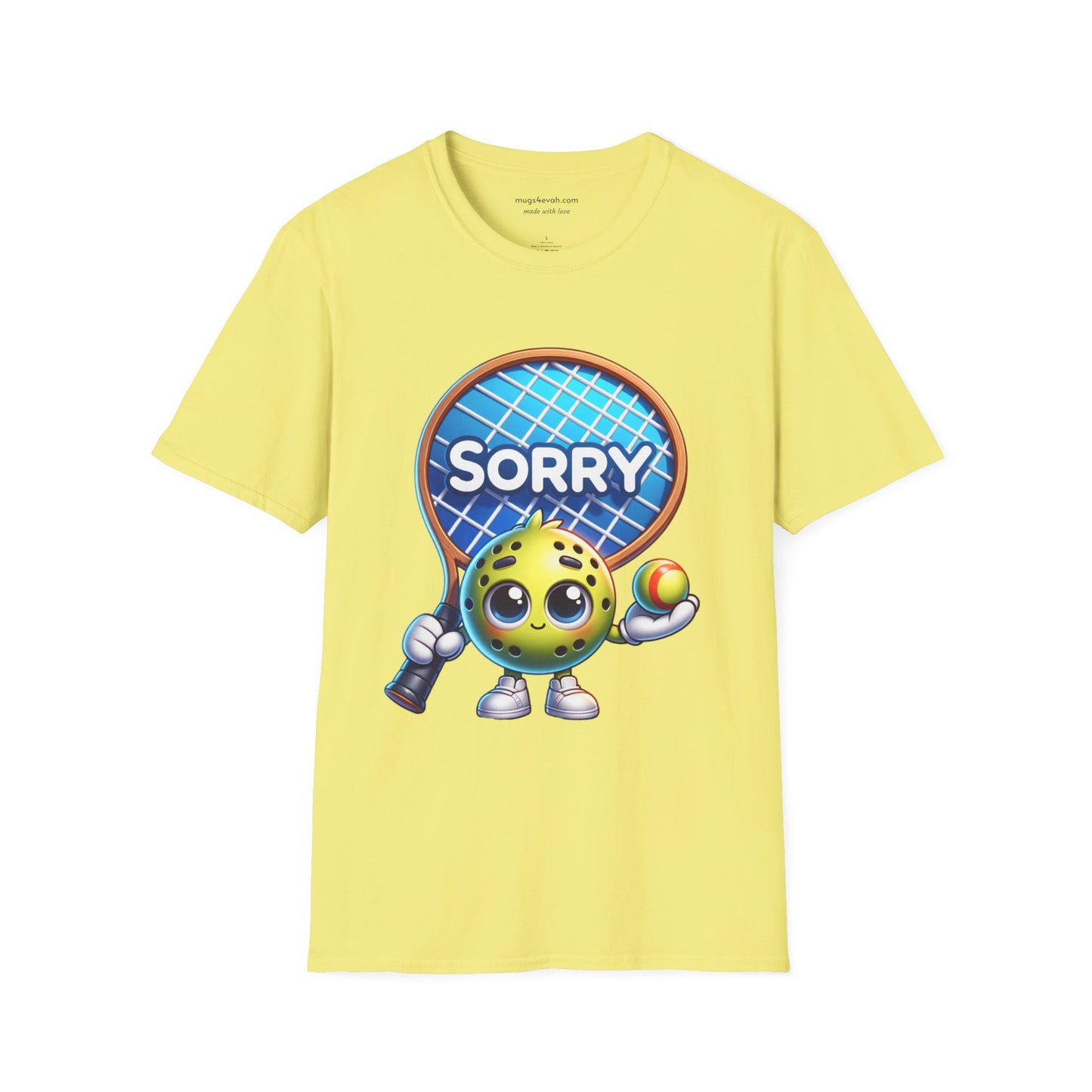 Pickleball T-shirt Sorry Not Sorry Pickleball Tee Unisex Softstyle T-Shirt