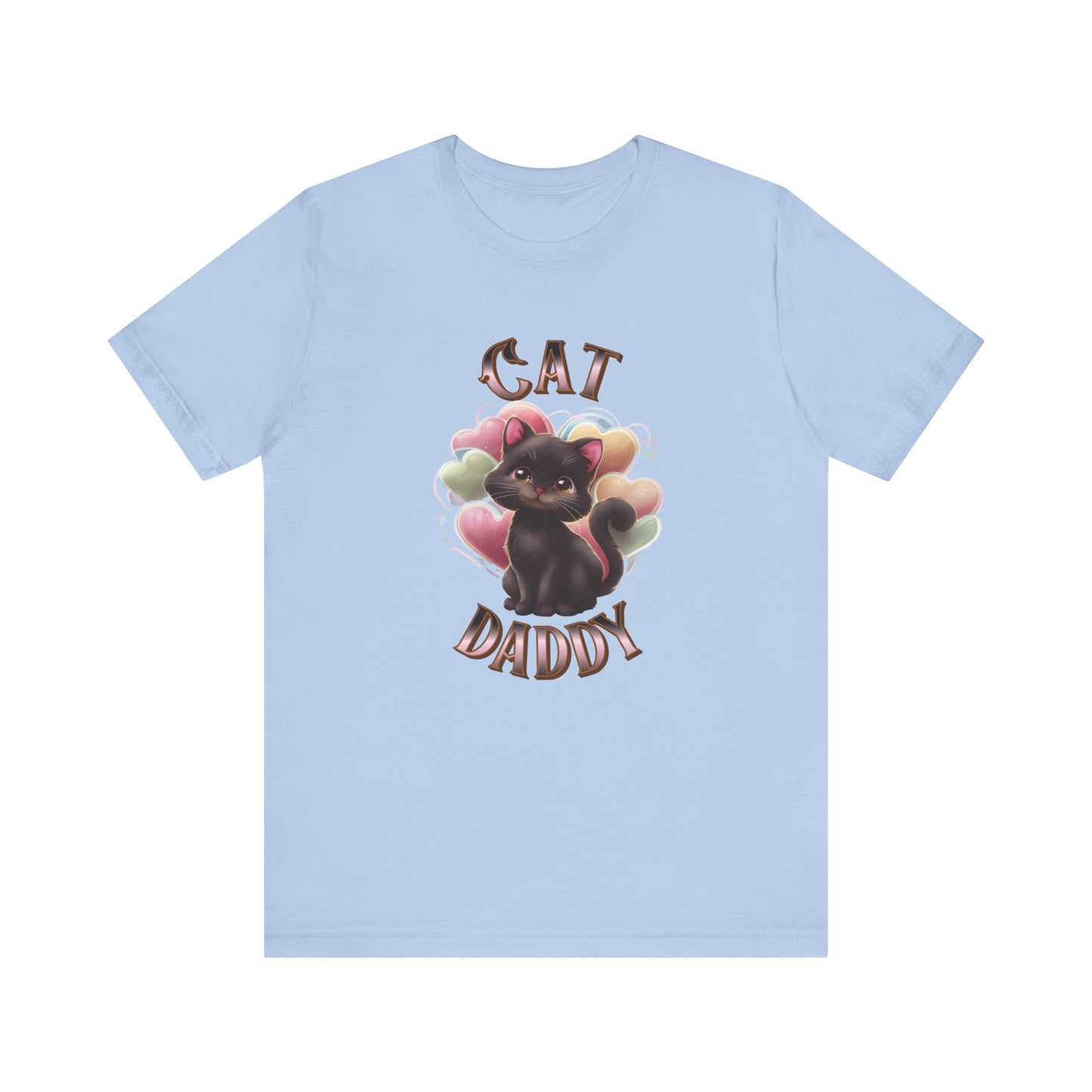 Cat Lover T-shirt  Cat Daddyy T-shirt Cat Lover Gift Unisex Jersey Short Sleeve Tee