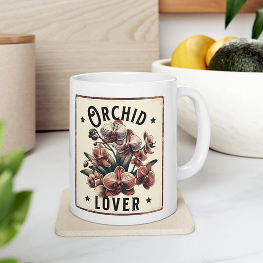 Orchid Lover Plant Lover Plant Mom Coffee Mug Nature Mug, 11oz