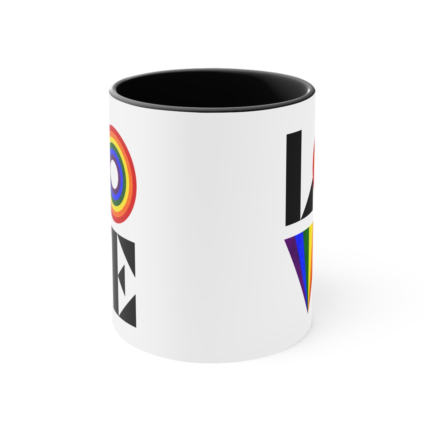 LOVE Rainbow Pride Love Mug 11oz Coffee Mug